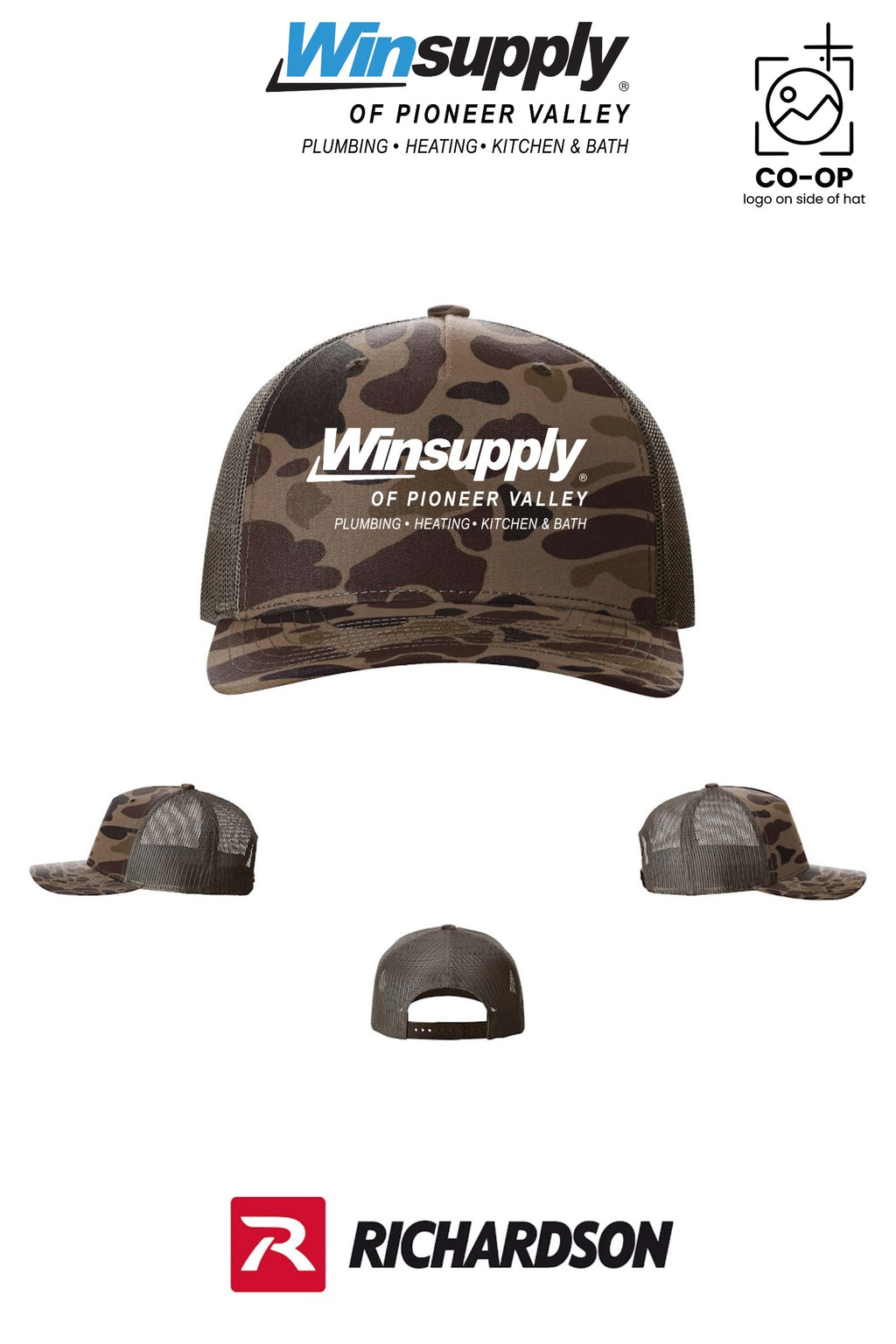 Richardson 112PFP Printed Five-Panel Trucker - Winsupply of Pioneer Valley