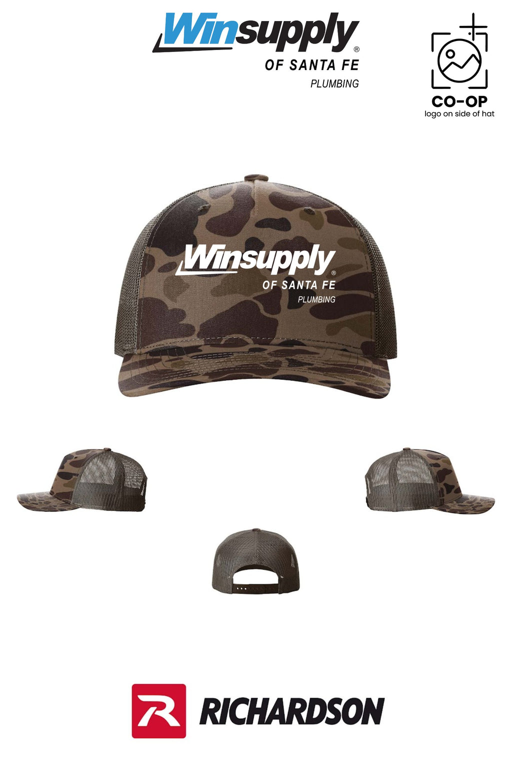 Richardson 112PFP Printed Five-Panel Trucker - Winsupply of Santa Fe