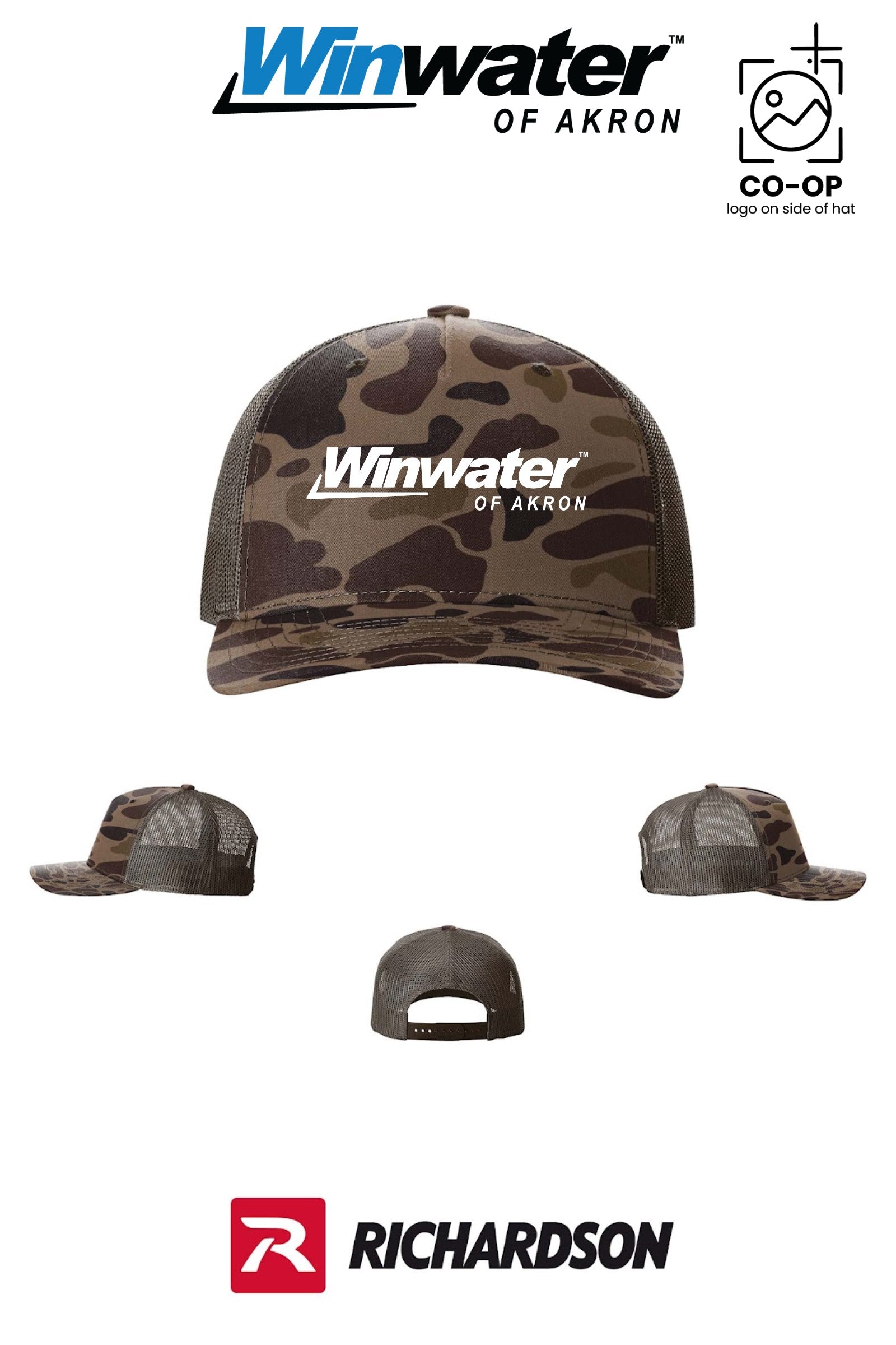 Richardson 112PFP Printed Five-Panel Trucker - Winwater of Akron