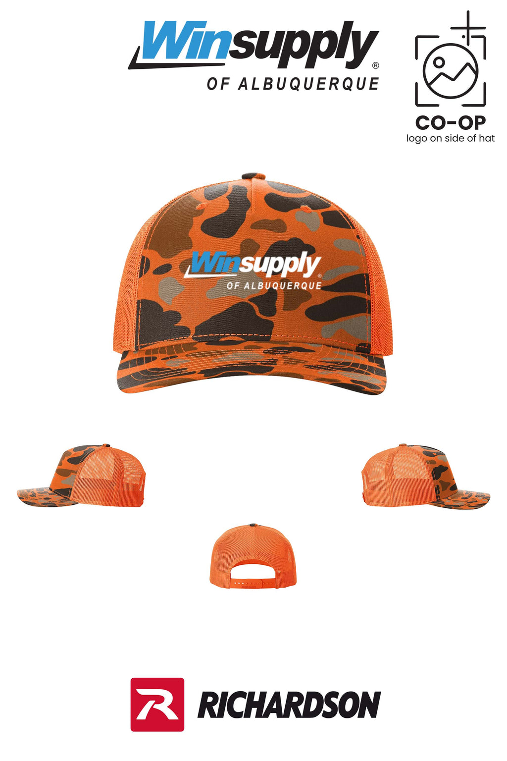 Richardson 112PFP Printed Five-Panel Trucker - Winsupply of Albuquerque