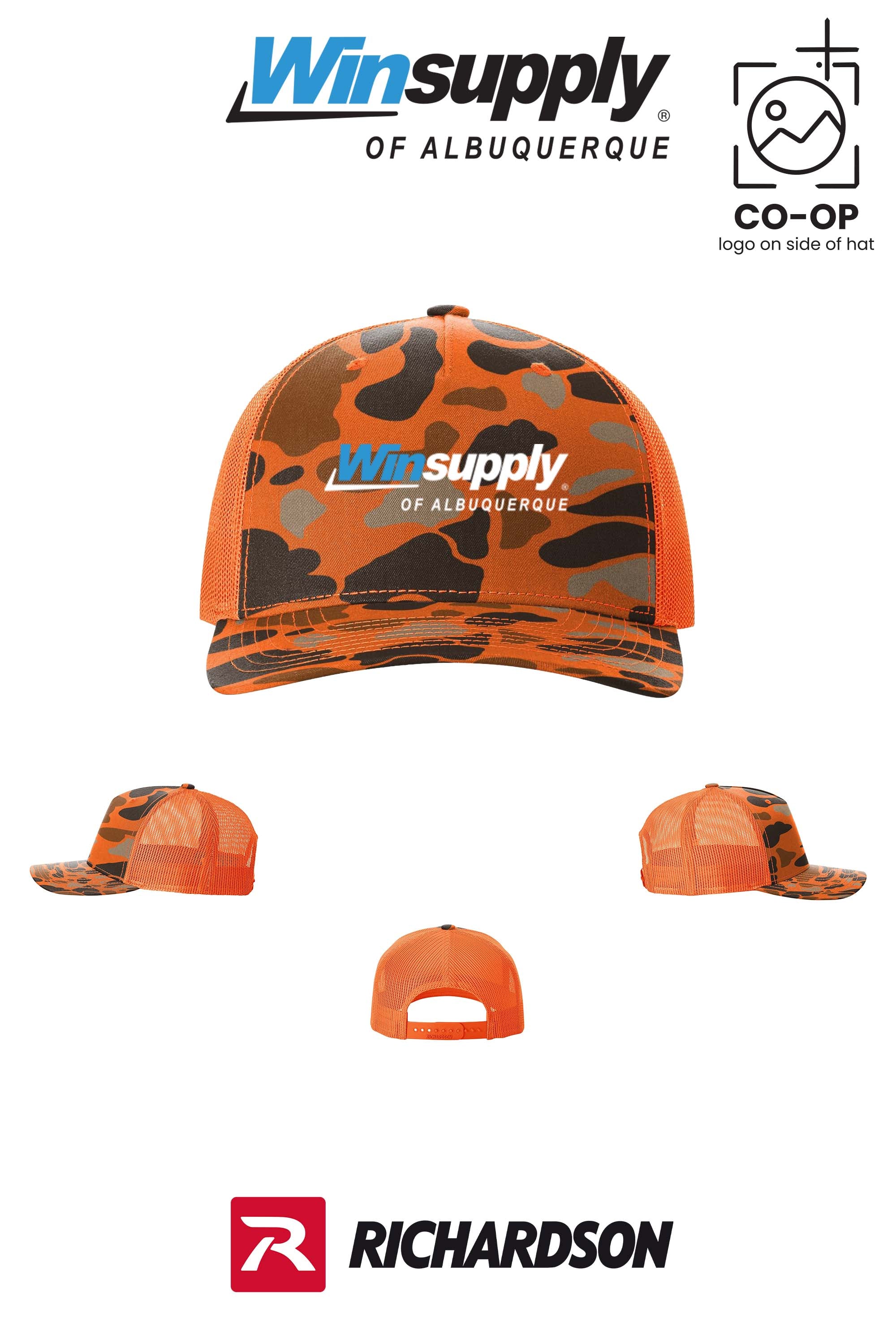 Richardson 112PFP Printed Five-Panel Trucker - Winsupply of Albuquerque