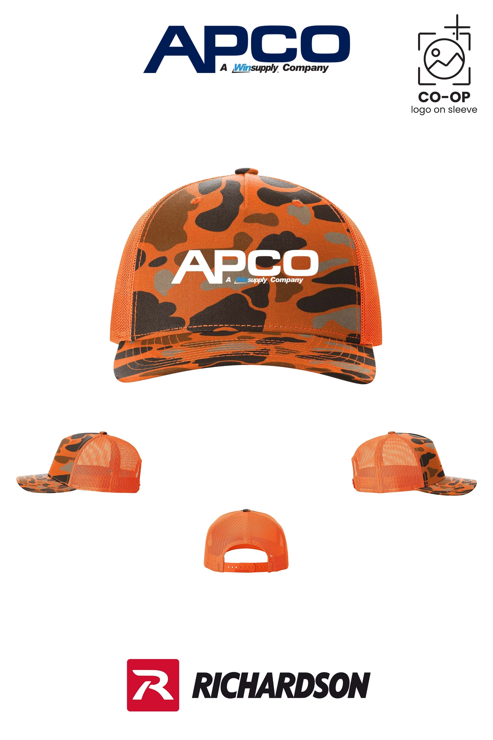 Richardson 112PFP Printed Five-Panel Trucker - APCO Supply - Indianapolis