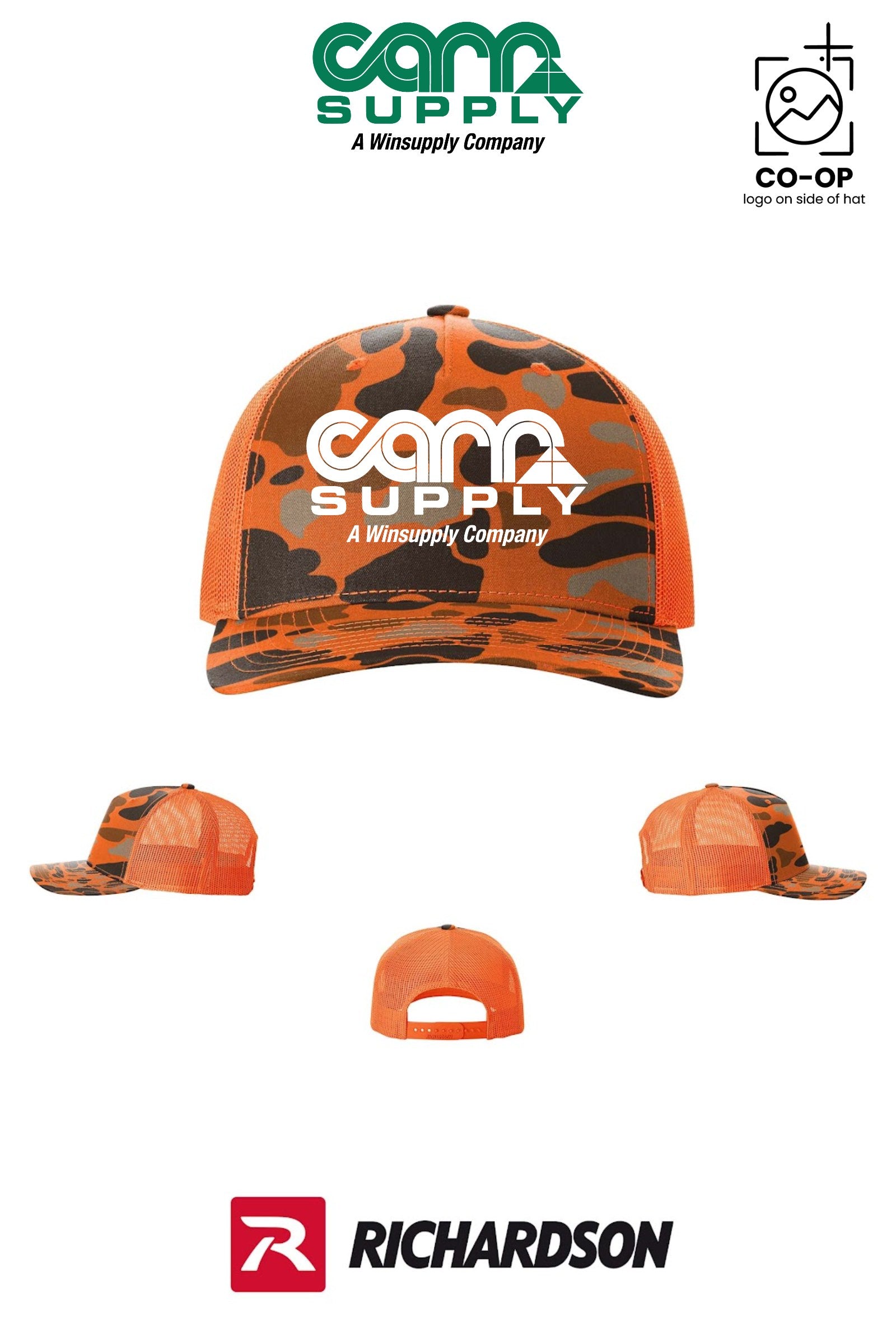Richardson 112PFP Printed Five-Panel Trucker - Beaufort Winlectric