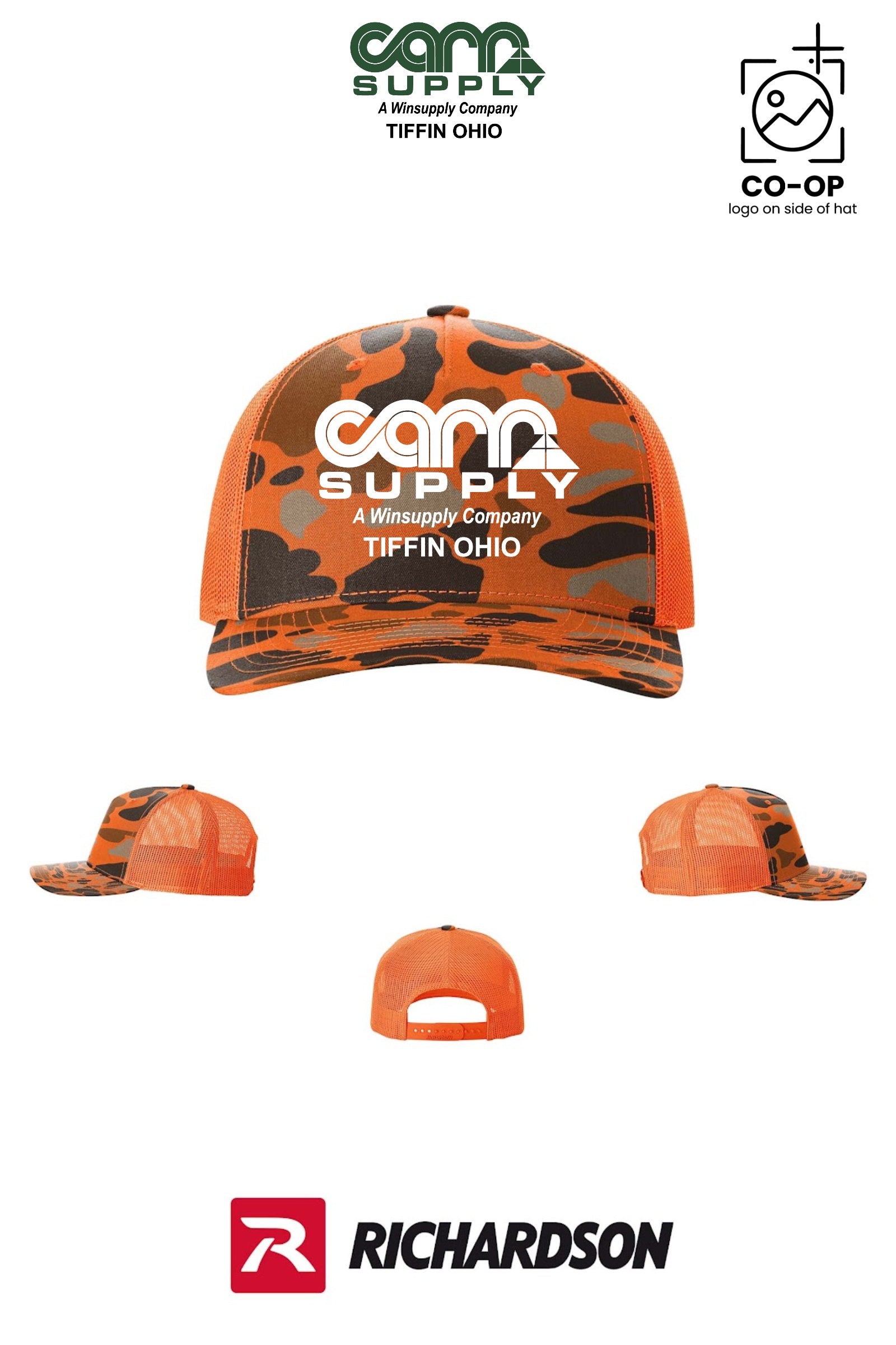 Richardson 112PFP Printed Five-Panel Trucker - Carr Supply - Tiffin