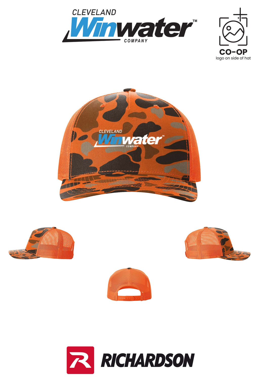 Richardson 112PFP Printed Five-Panel Trucker - Winwater of Cleveland