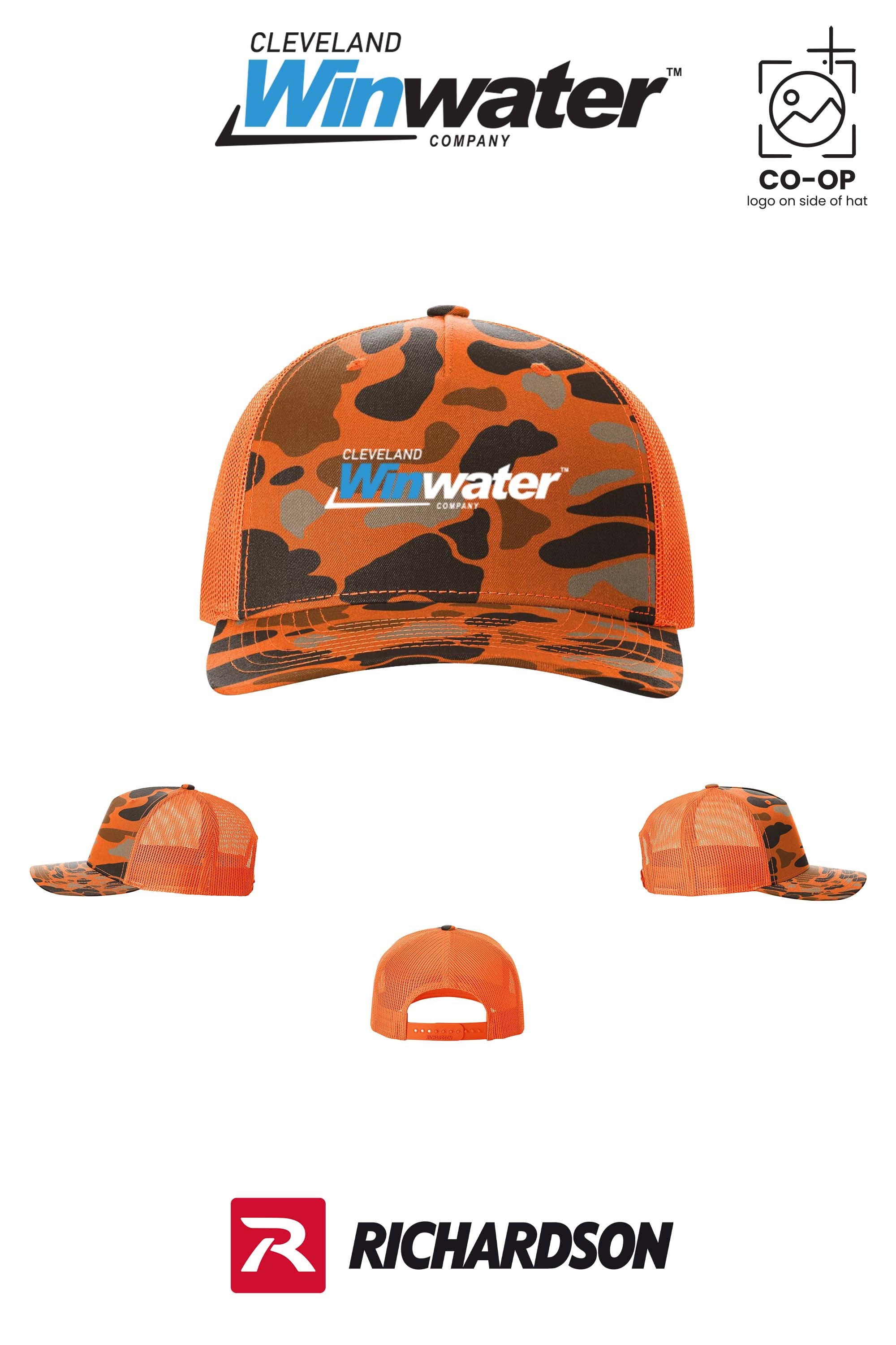 Richardson 112PFP Printed Five-Panel Trucker - Winwater of Cleveland