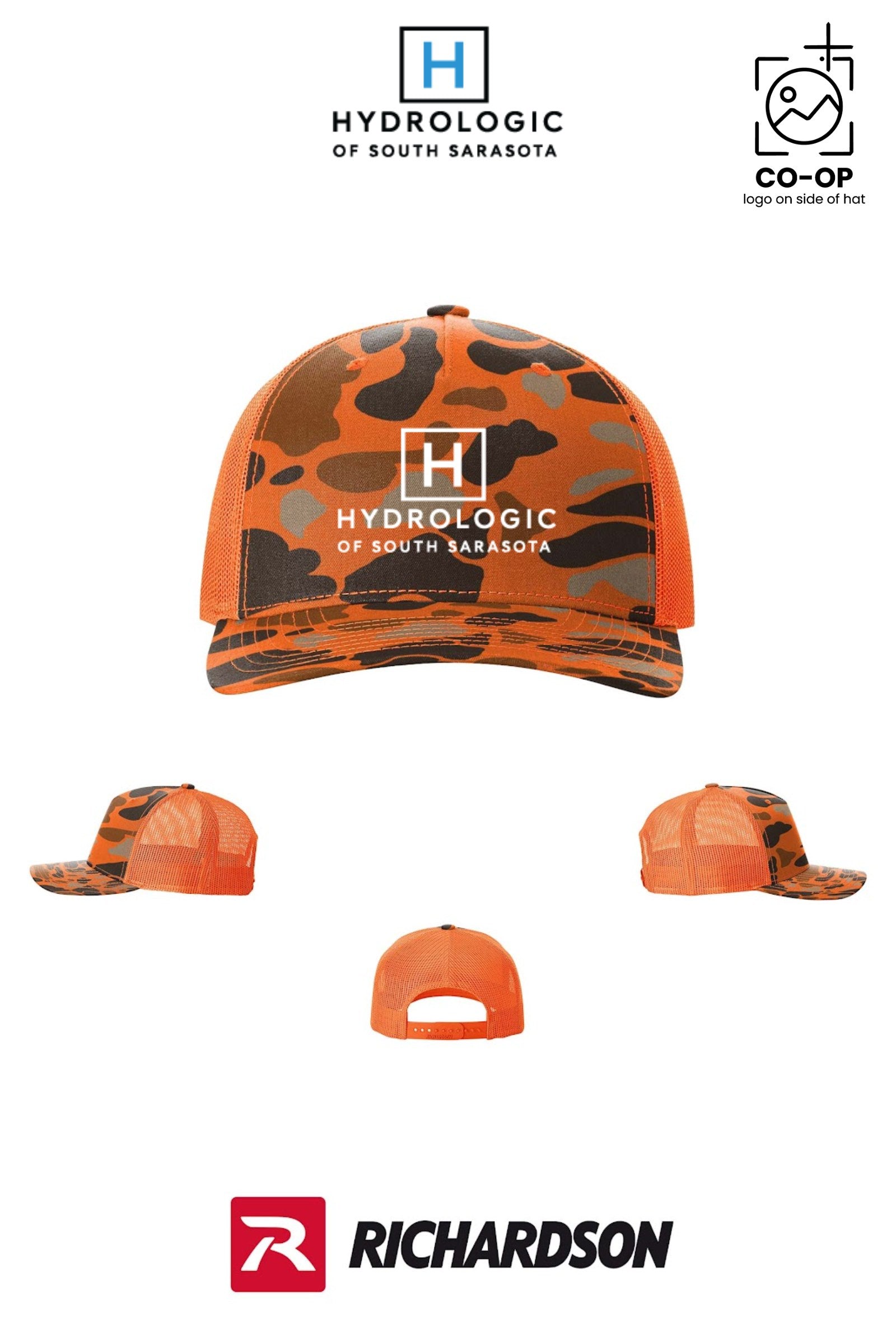 Richardson 112PFP Printed Five-Panel Trucker - Winsupply Sarasota FL Co.