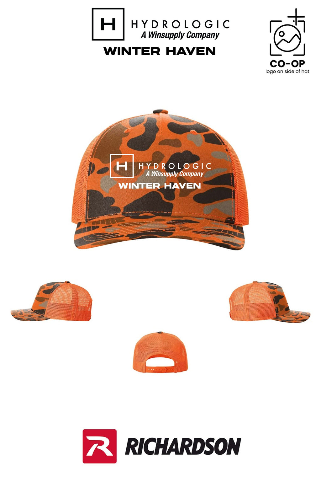 Richardson 112PFP Printed Five-Panel Trucker - Winsupply of Winter Haven