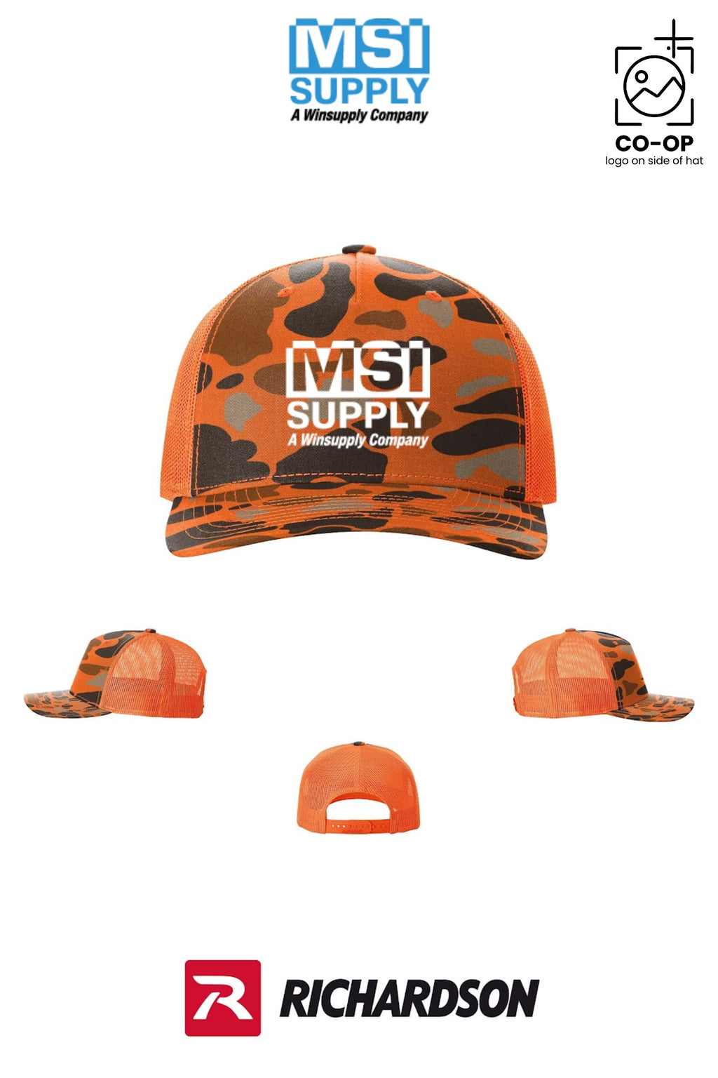 Richardson 112PFP Printed Five-Panel Trucker - MSI Supply Houston