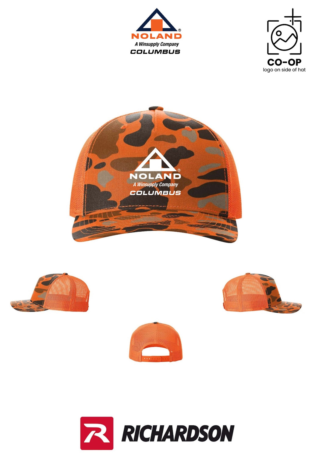 Richardson 112PFP Printed Five-Panel Trucker - Columbus Noland