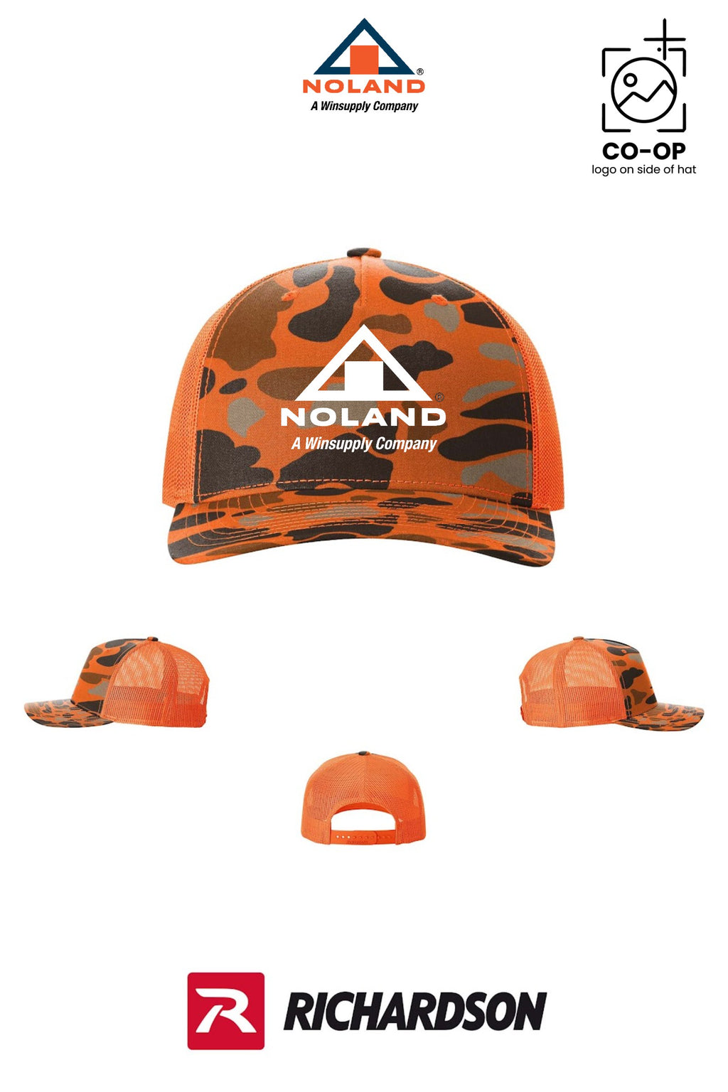 Richardson 112PFP Printed Five-Panel Trucker - Harrison Noland