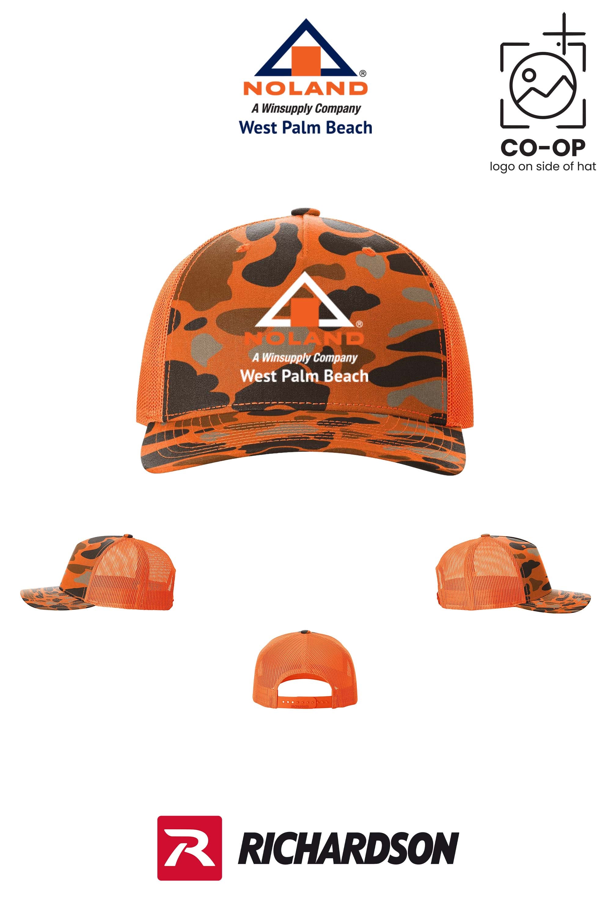 Richardson 112PFP Printed Five-Panel Trucker - Noland West Palm Beach