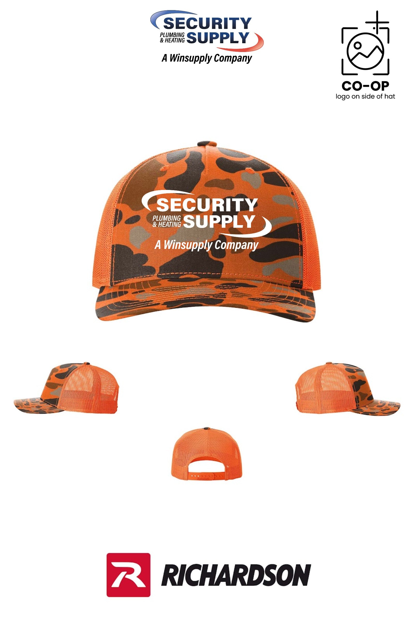 Richardson 112PFP Printed Five-Panel Trucker - SPHS Watertown