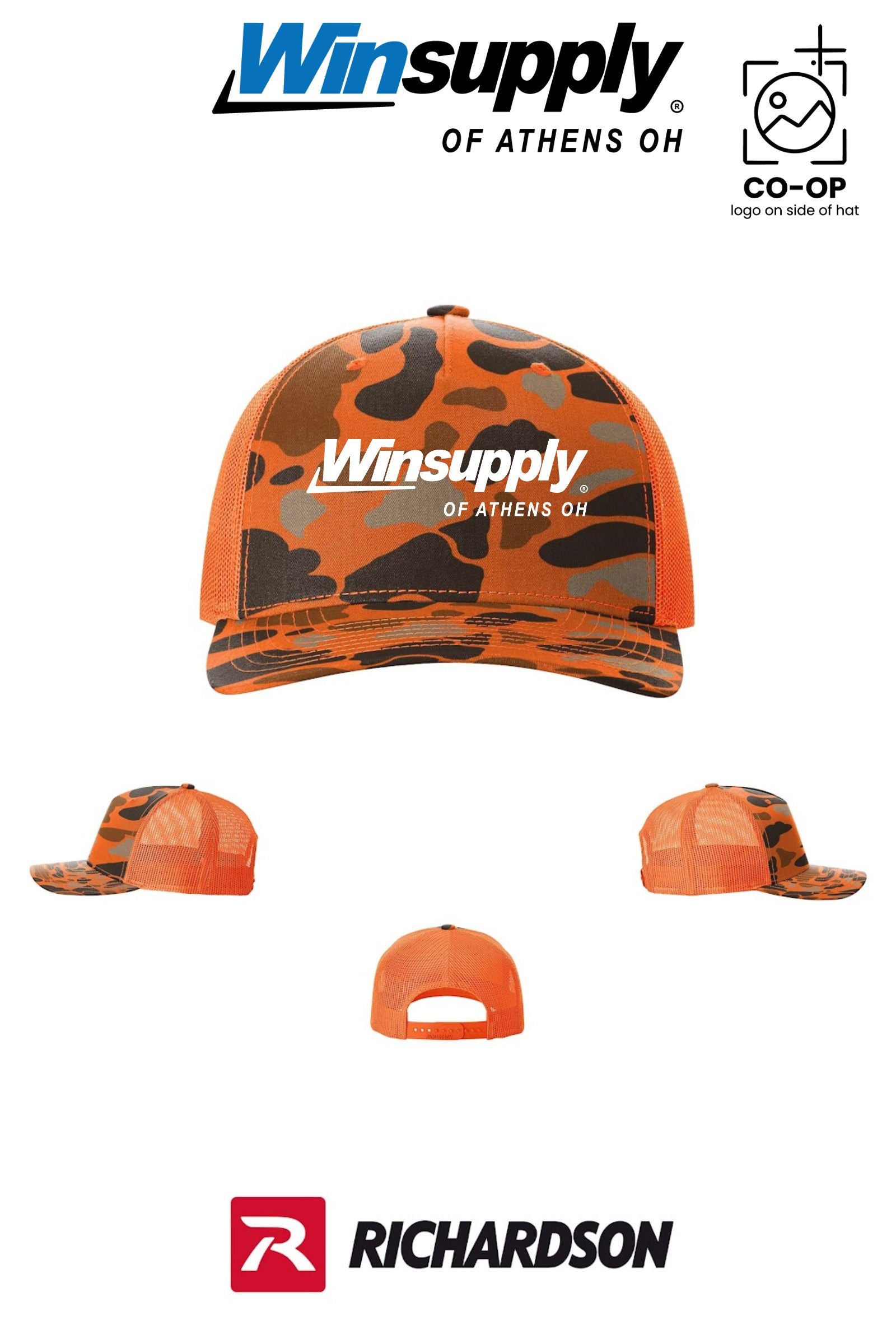 Richardson 112PFP Printed Five-Panel Trucker - Winsupply of Athens OH