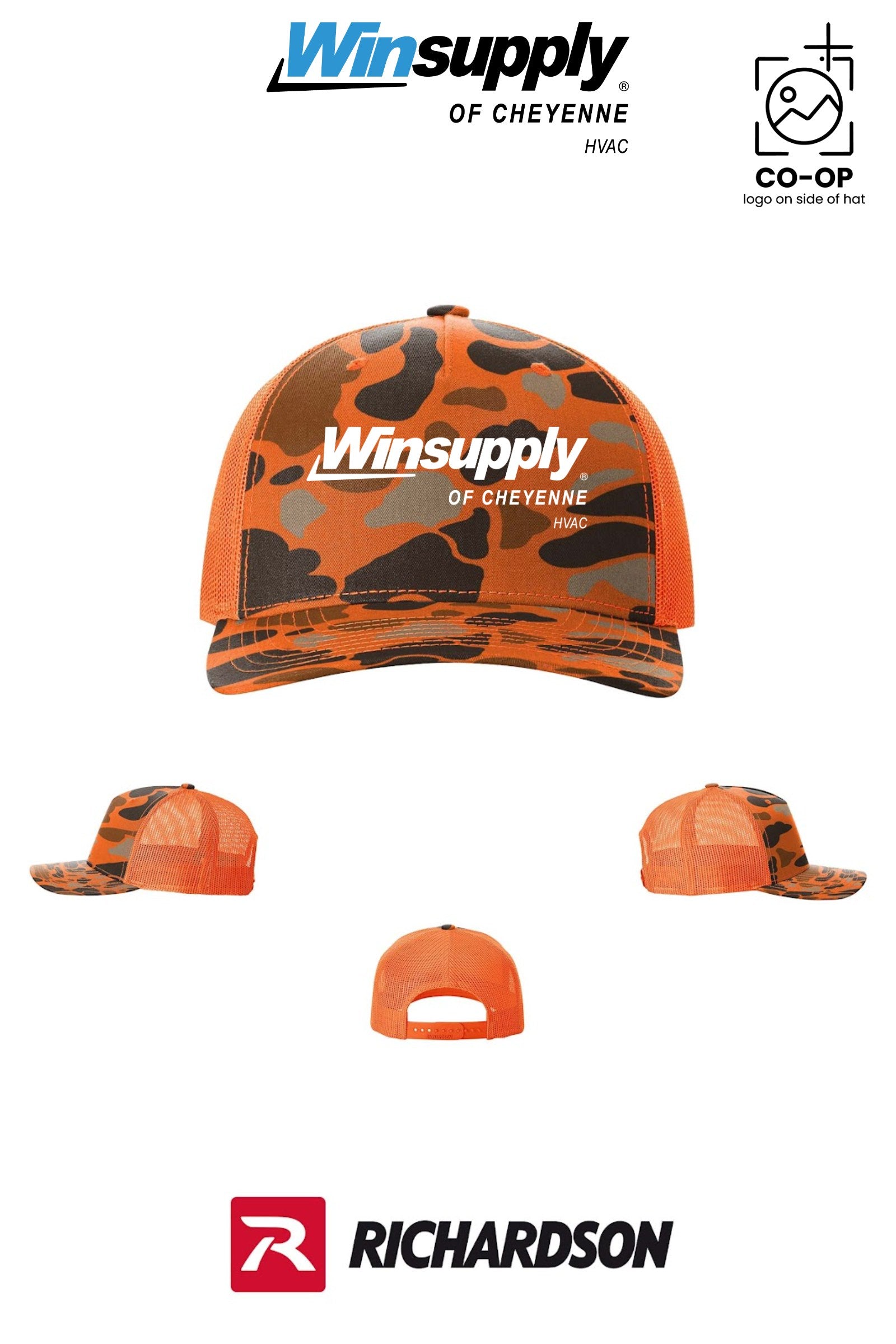 Richardson 112PFP Printed Five-Panel Trucker - Winsupply of Cheyenne
