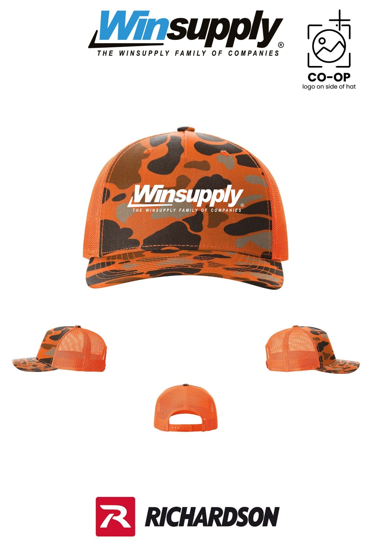 Richardson 112PFP Printed Five-Panel Trucker - Winsupply of Coraopolis