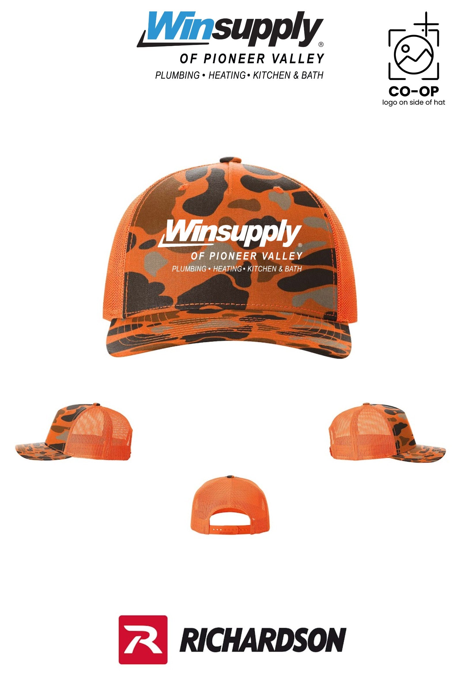 Richardson 112PFP Printed Five-Panel Trucker - Winsupply of Pioneer Valley