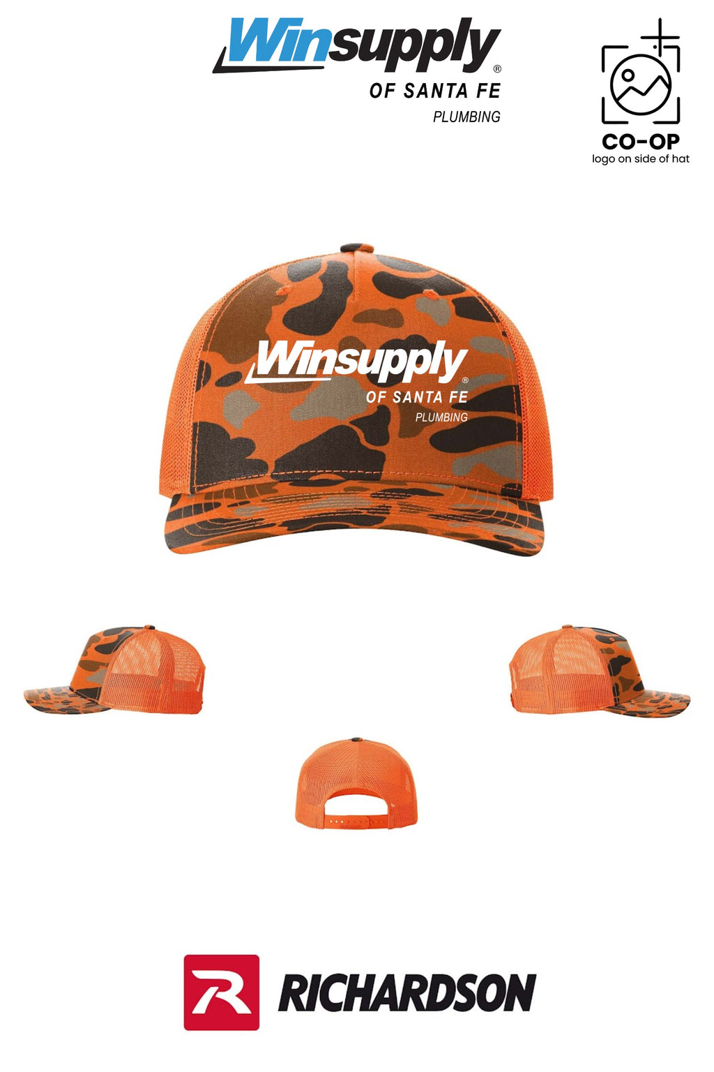 Richardson 112PFP Printed Five-Panel Trucker - Winsupply of Santa Fe
