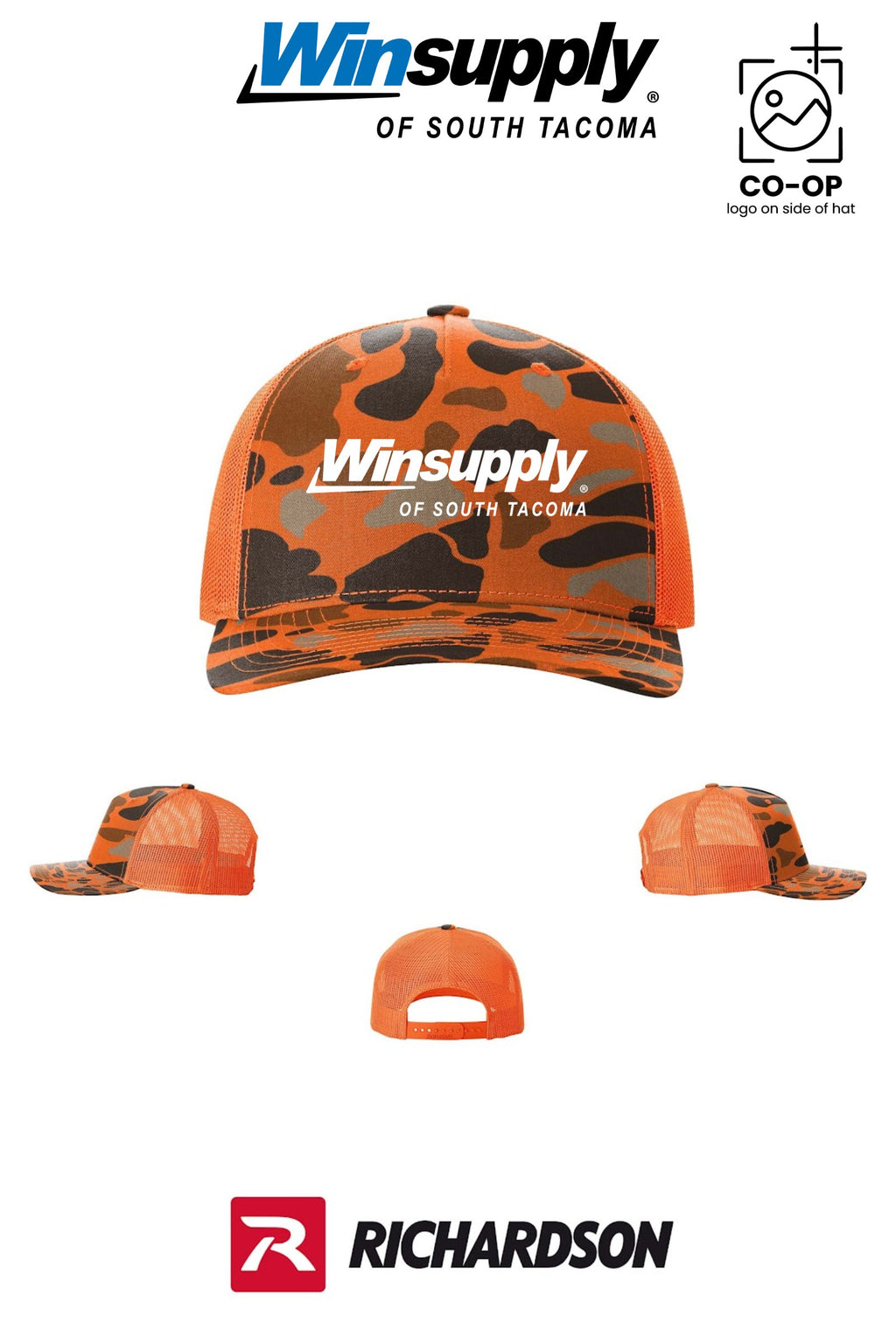 Richardson 112PFP Printed Five-Panel Trucker - Winsupply of South Tacoma