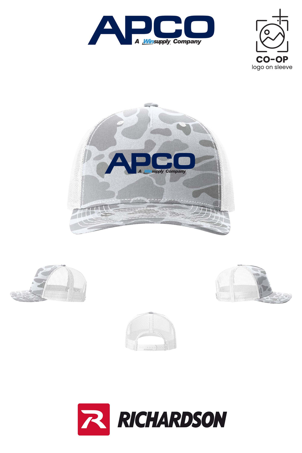 Richardson 112PFP Printed Five-Panel Trucker - APCO Supply - Indianapolis