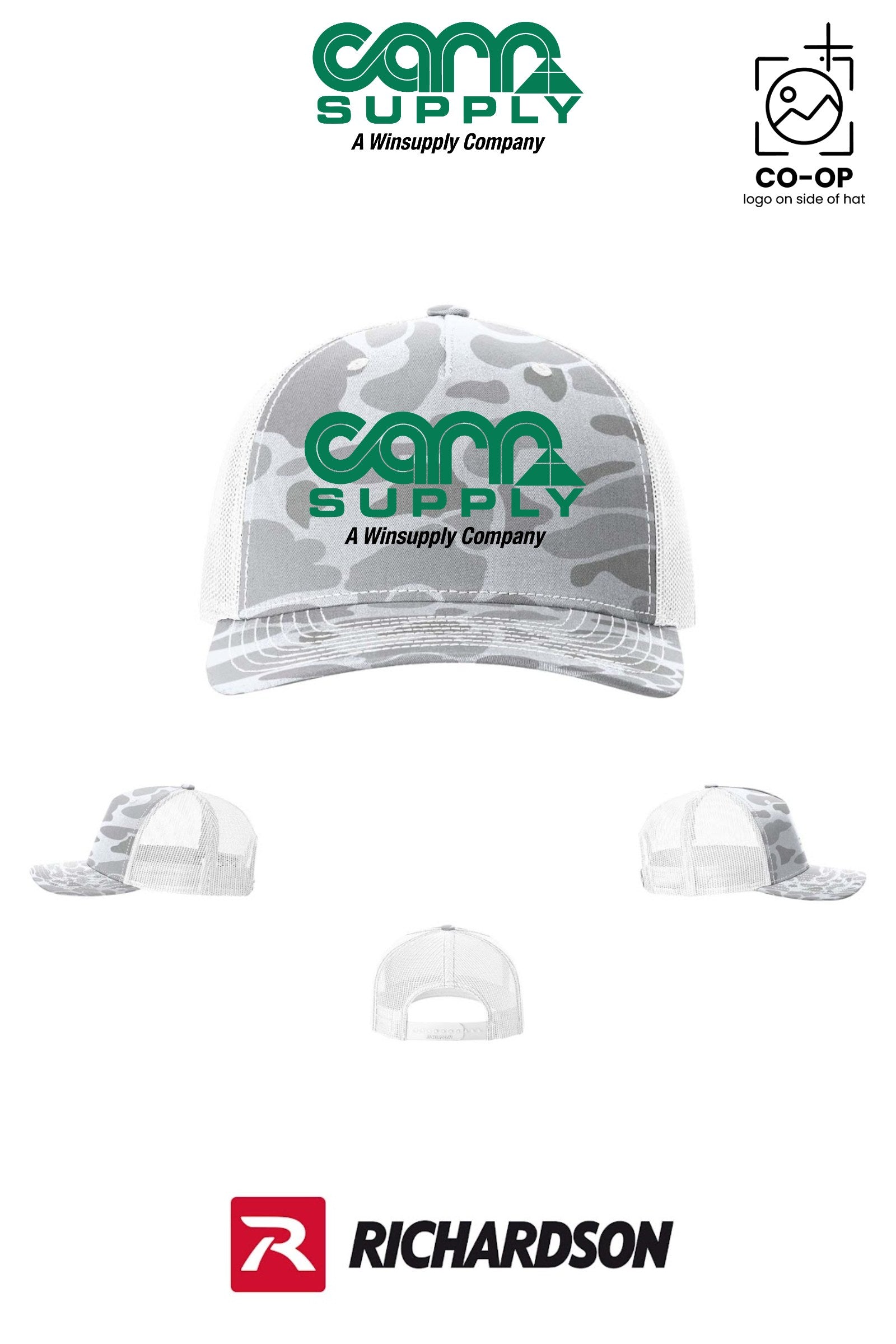 Richardson 112PFP Printed Five-Panel Trucker - Beaufort Winlectric