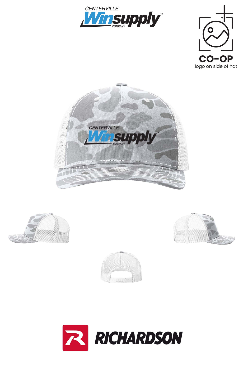 Richardson 112PFP Printed Five-Panel Trucker - Winsupply Centerville OH
