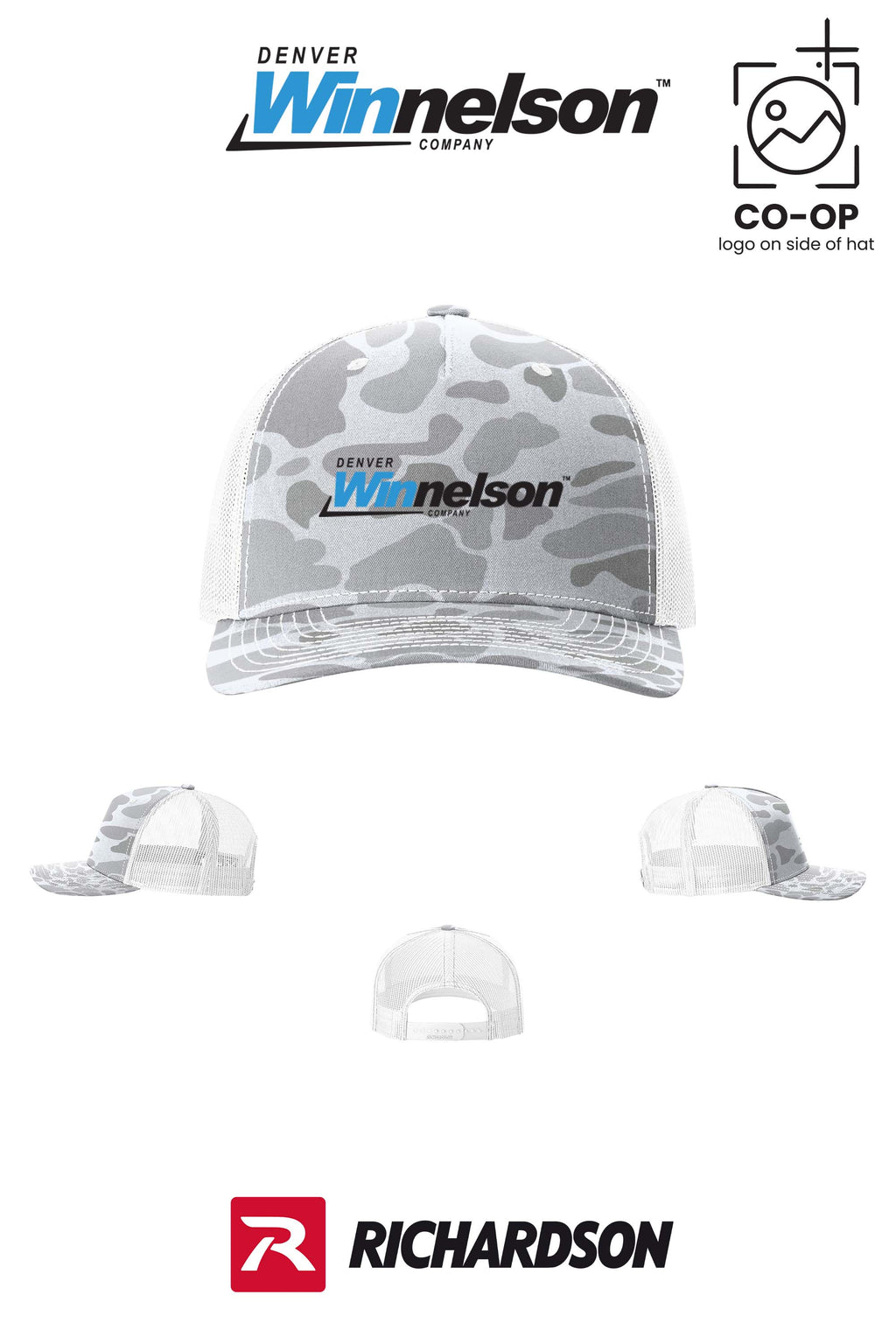 Richardson 112PFP Printed Five-Panel Trucker - Denver Winnelson