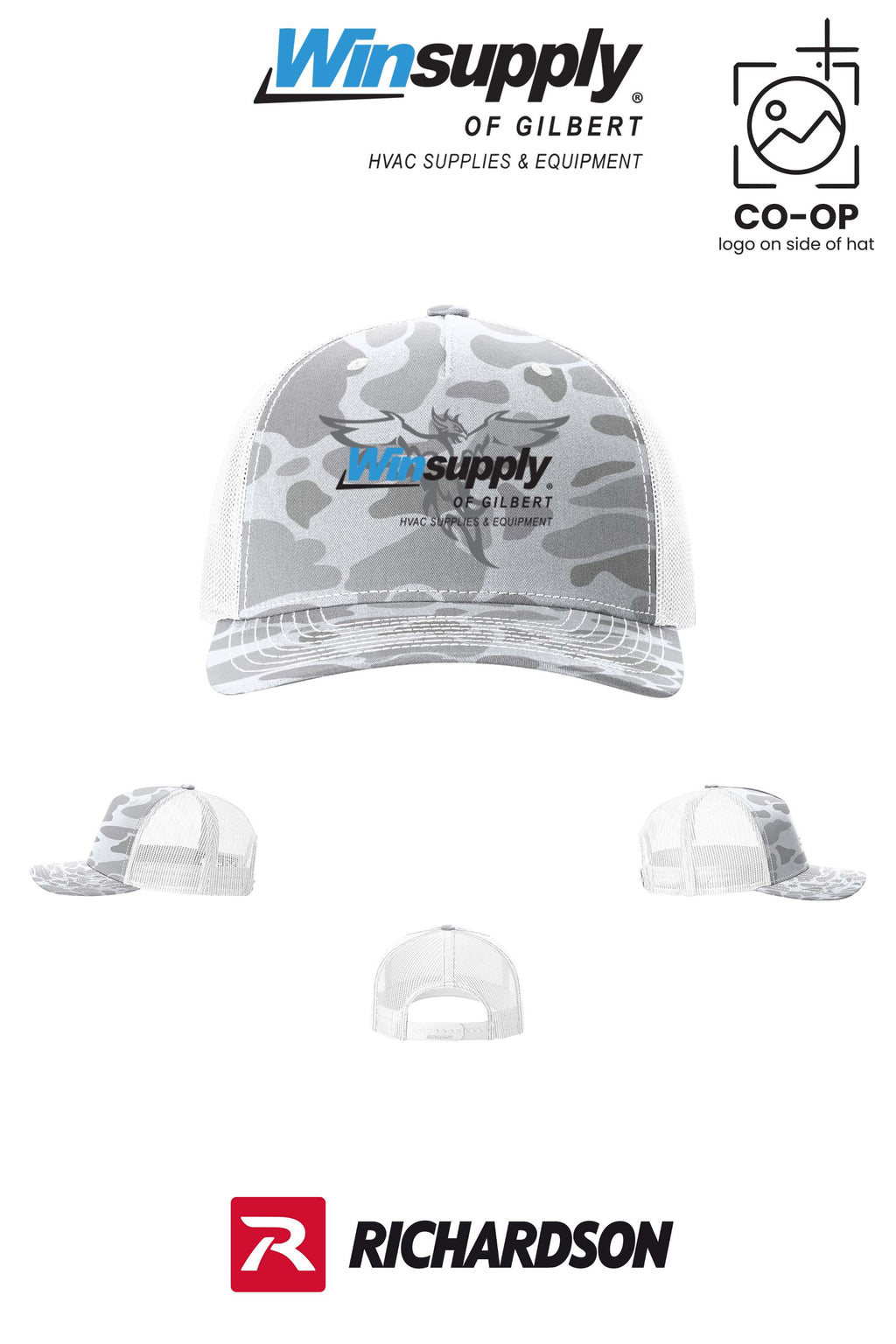 Richardson 112PFP Printed Five-Panel Trucker - Winsupply of Gilbert