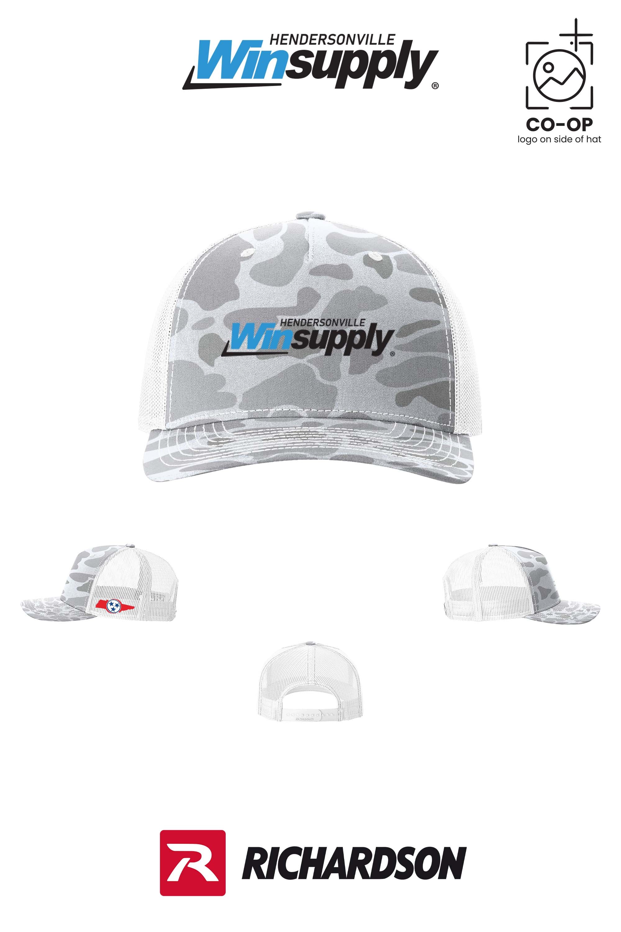 Richardson 112PFP Printed Five-Panel Trucker - Winsupply of Hendersonville