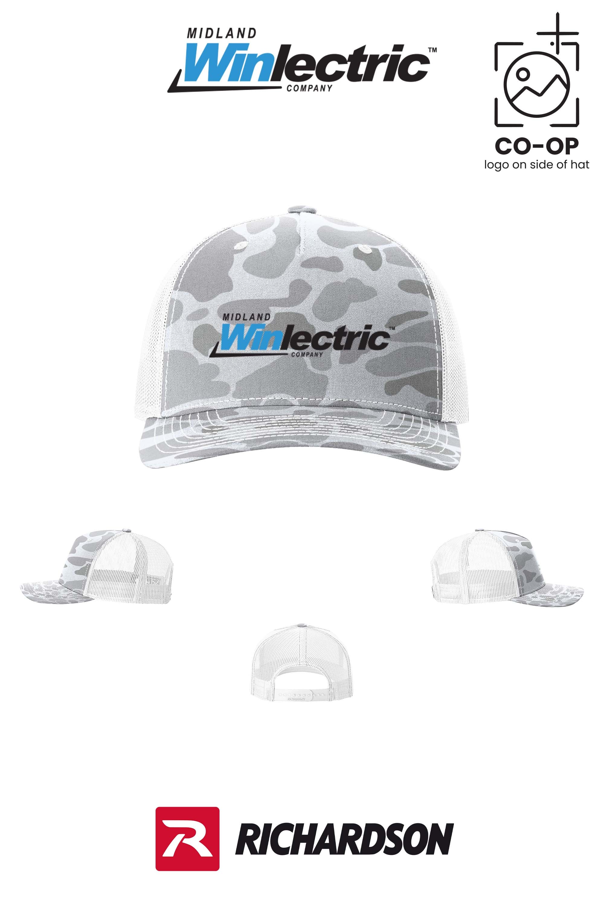 Richardson 112PFP Printed Five-Panel Trucker - Winlectric of Midland