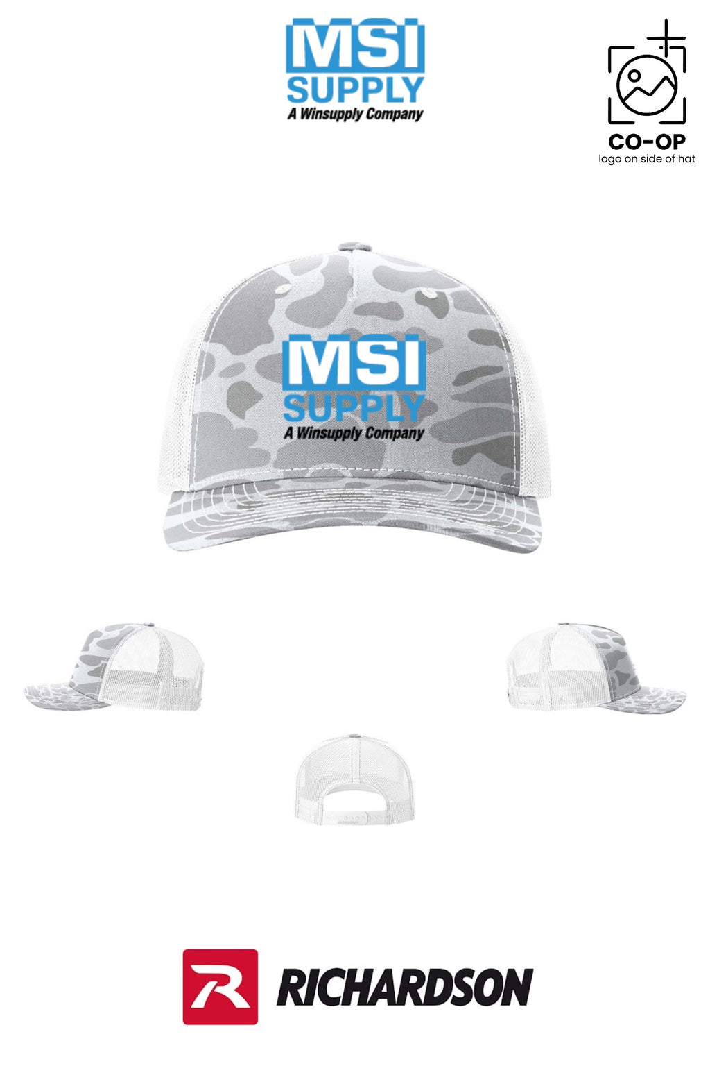 Richardson 112PFP Printed Five-Panel Trucker - MSI Supply Houston