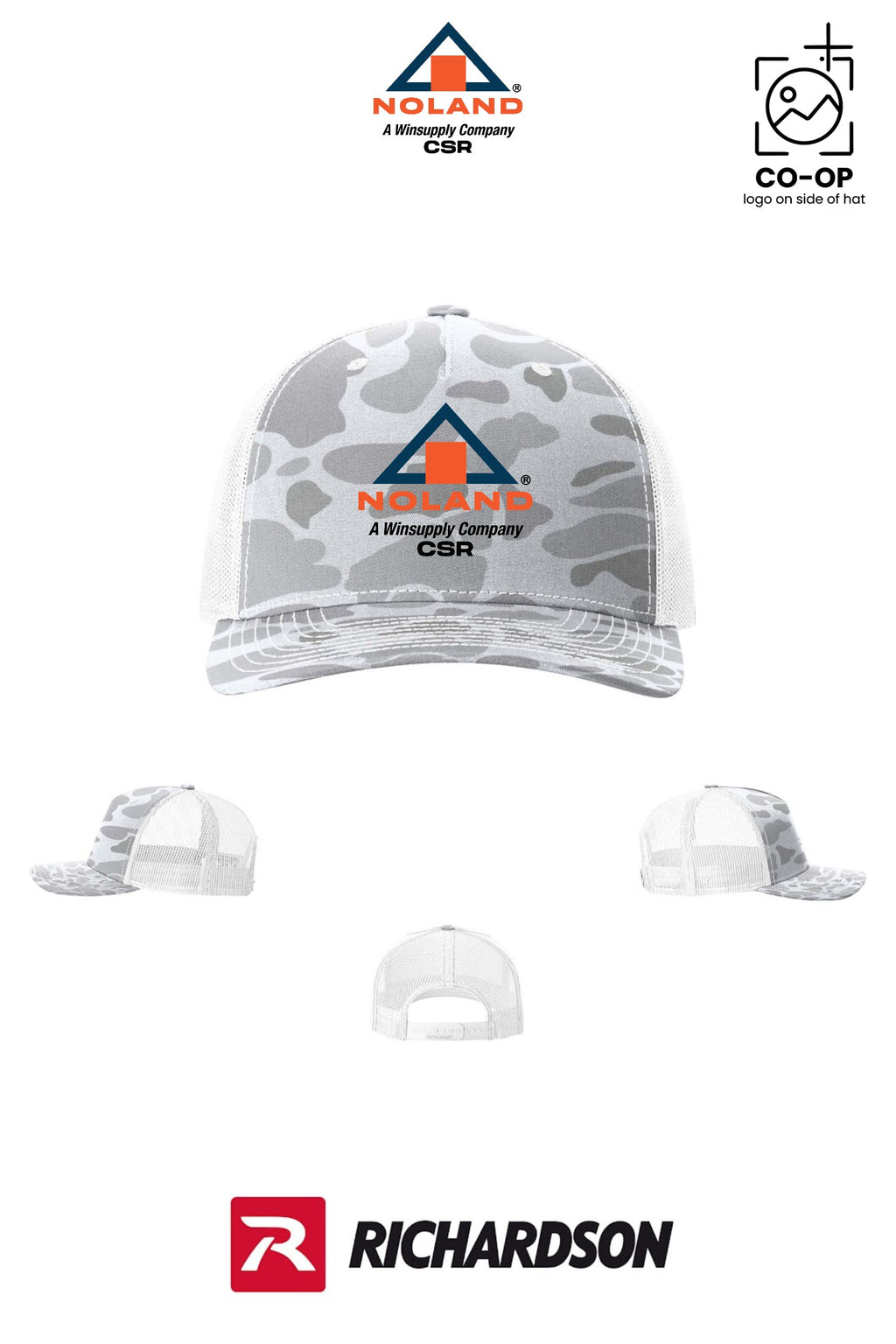 Richardson 112PFP Printed Five-Panel Trucker - Noland CSR