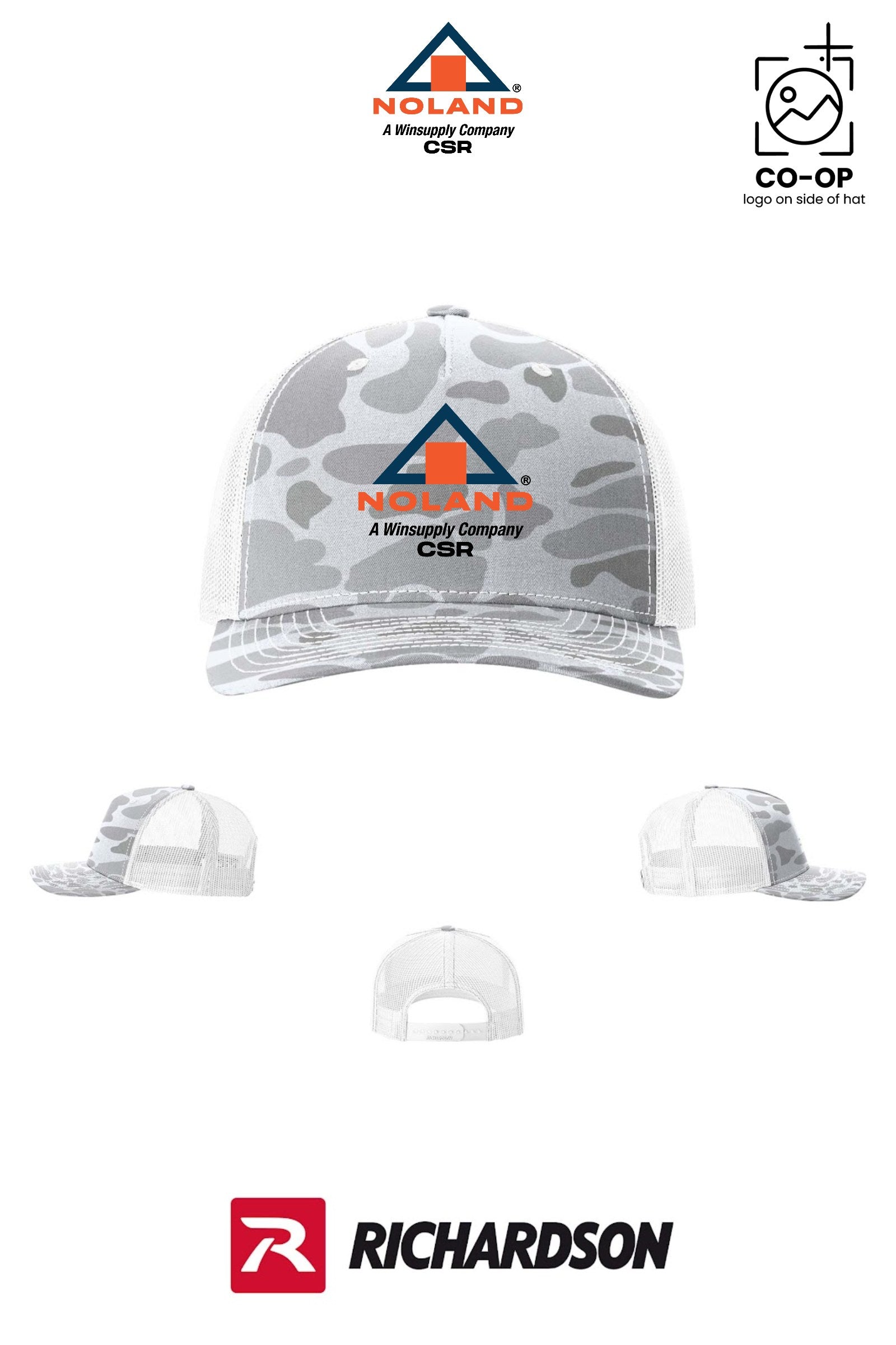 Richardson 112PFP Printed Five-Panel Trucker - Noland CSR