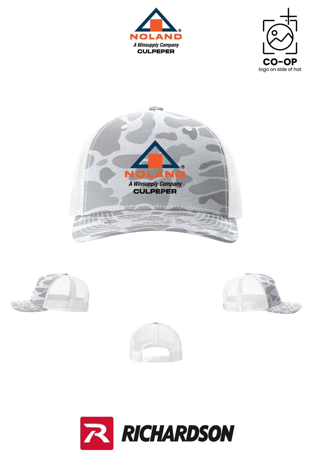 Richardson 112PFP Printed Five-Panel Trucker - Culpeper Noland
