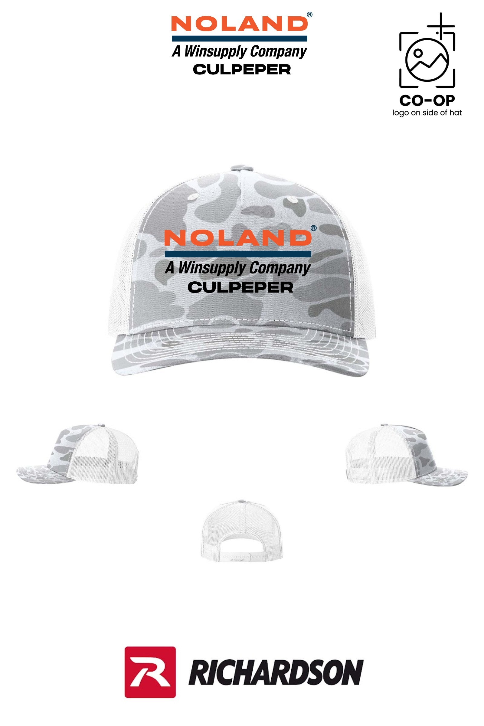 Richardson 112PFP Printed Five-Panel Trucker - Culpeper Noland