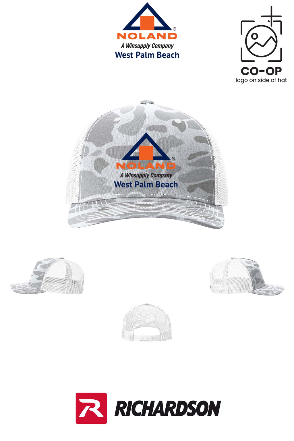 Richardson 112PFP Printed Five-Panel Trucker - Noland West Palm Beach