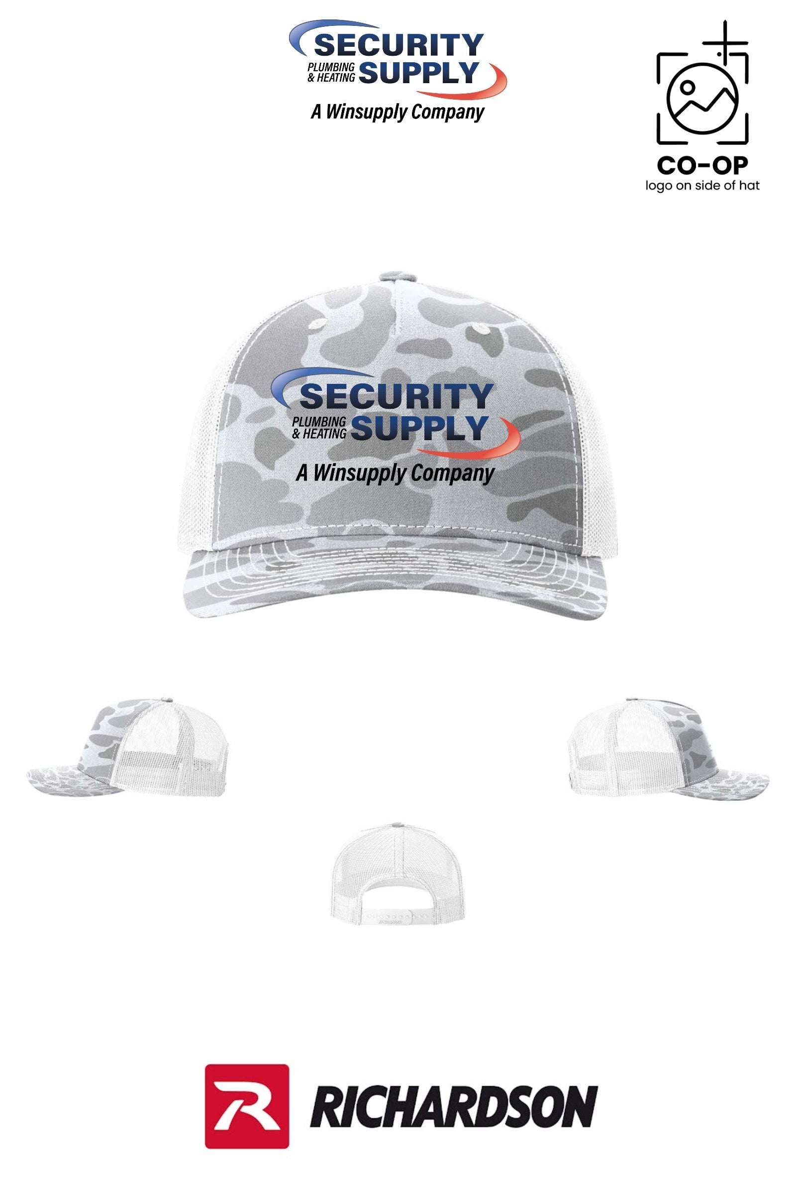 Richardson 112PFP Printed Five-Panel Trucker - SPHS Watertown