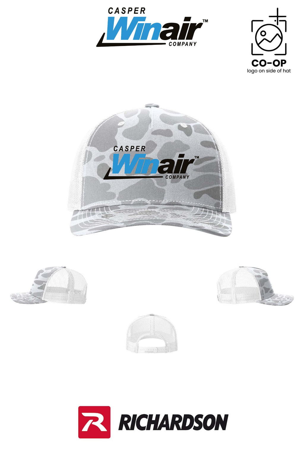 Richardson 112PFP Printed Five-Panel Trucker - Casper Winair