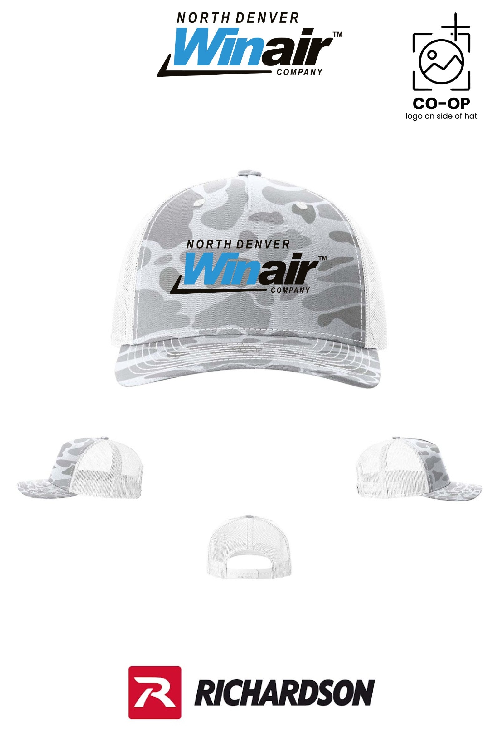 Richardson 112PFP Printed Five-Panel Trucker - North Denver Winair