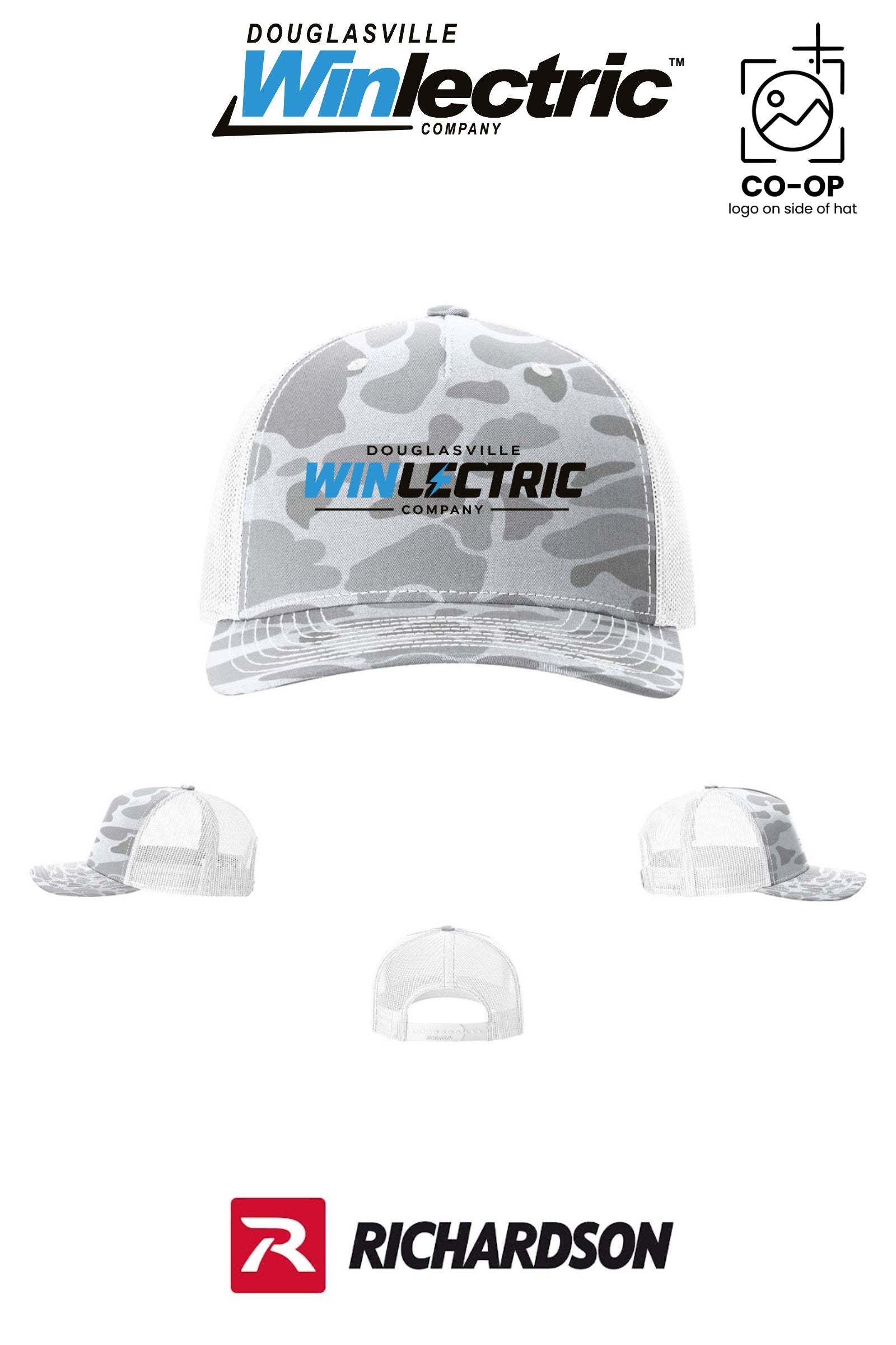 Richardson 112PFP Printed Five-Panel Trucker - Douglasville Winlectric