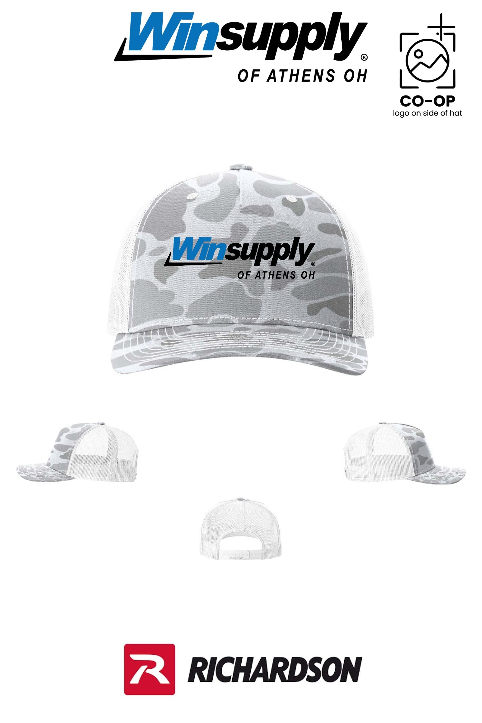 Richardson 112PFP Printed Five-Panel Trucker - Winsupply of Athens OH