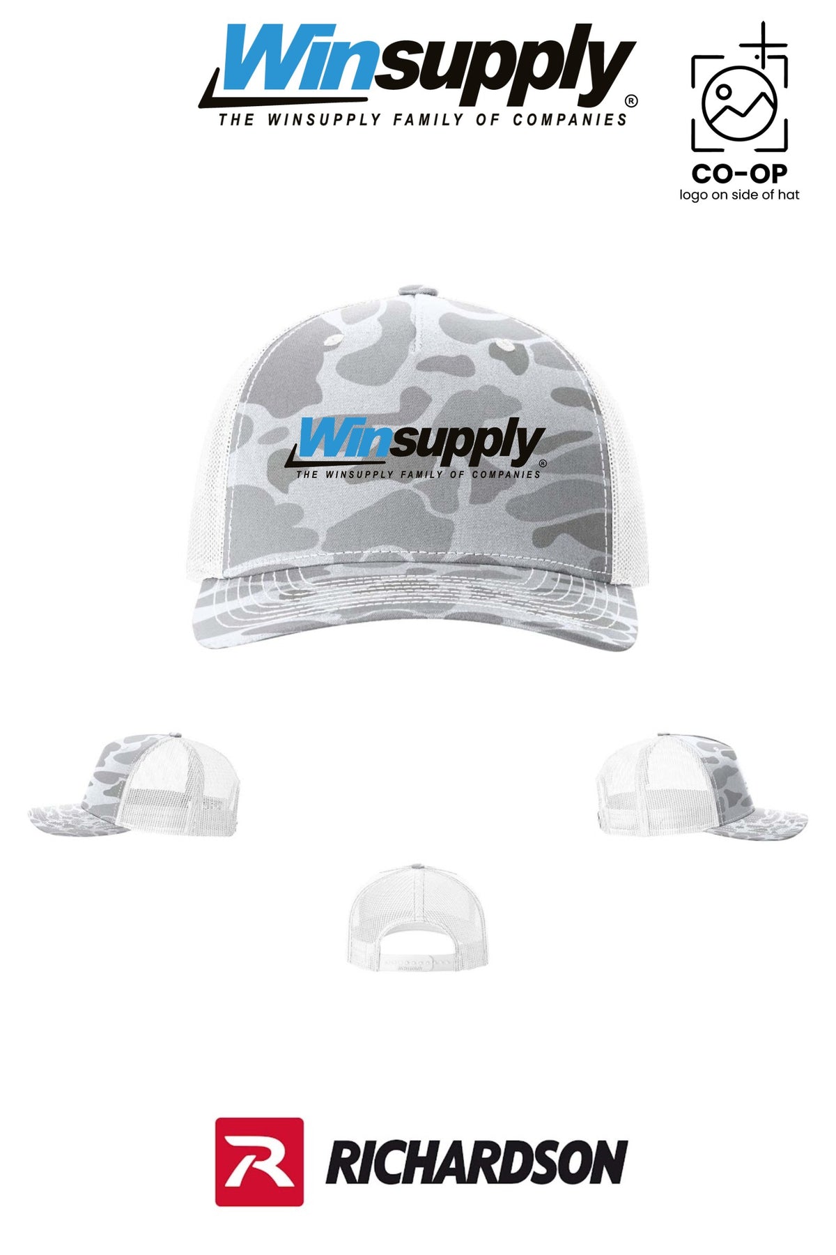 Richardson 112PFP Printed Five-Panel Trucker - Winsupply of Coraopolis
