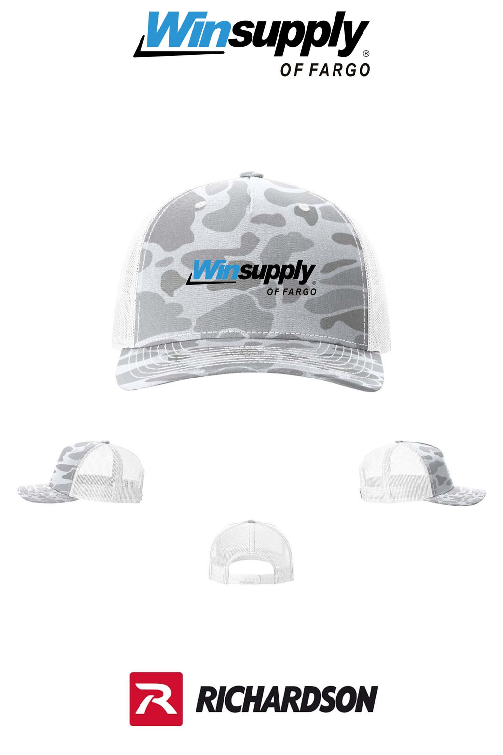 Richardson 112PFP Printed Five-Panel Trucker - Winsupply of Fargo