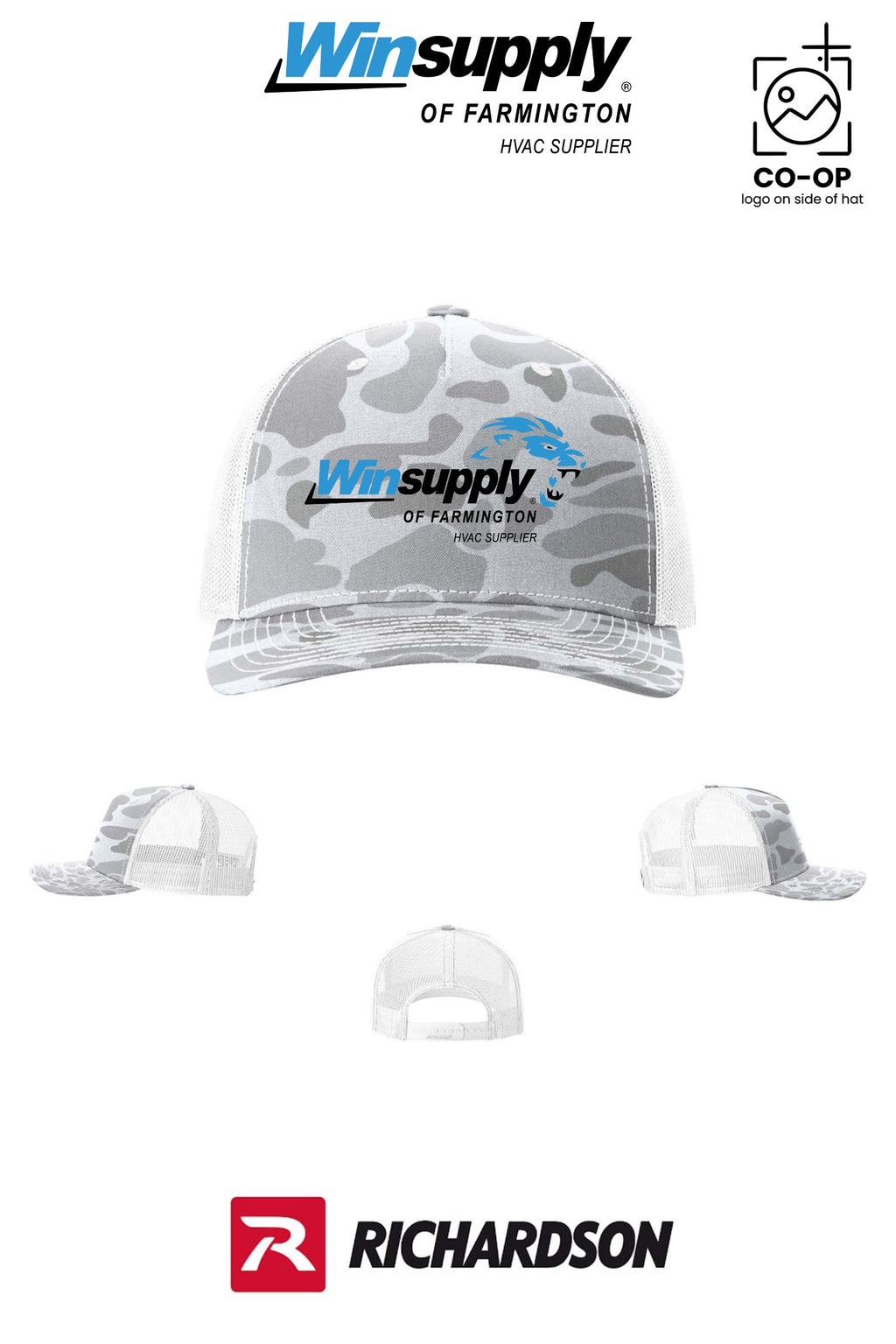Richardson 112PFP Printed Five-Panel Trucker - Winsupply of Farmington