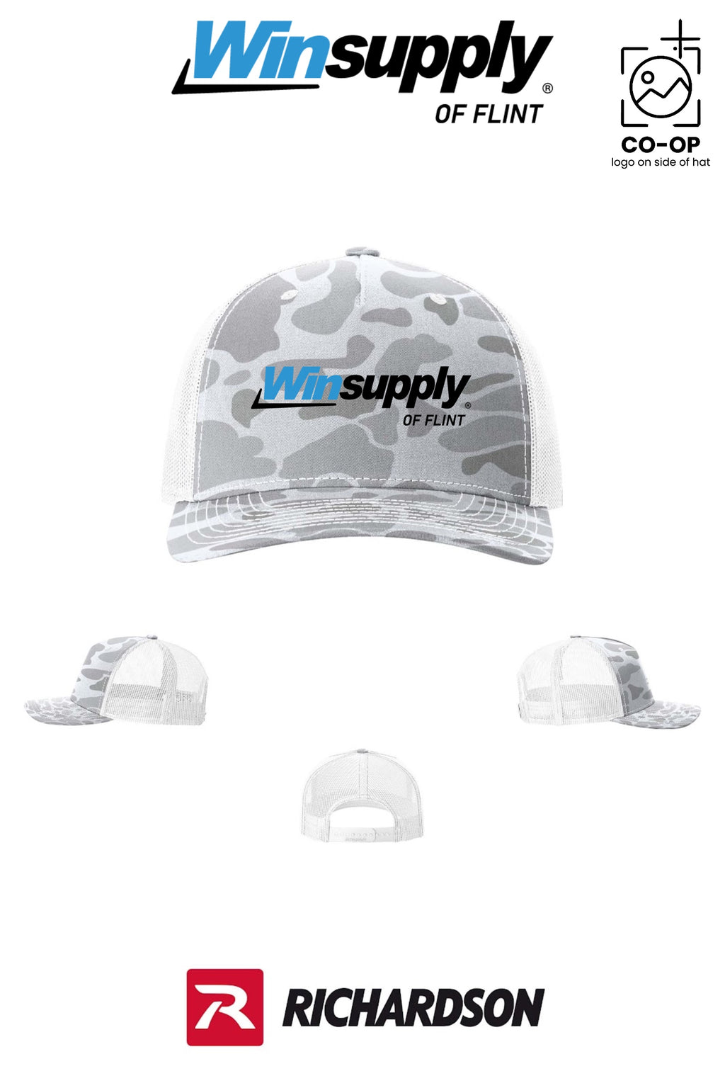 Richardson 112PFP Printed Five-Panel Trucker - Winsupply of Flint