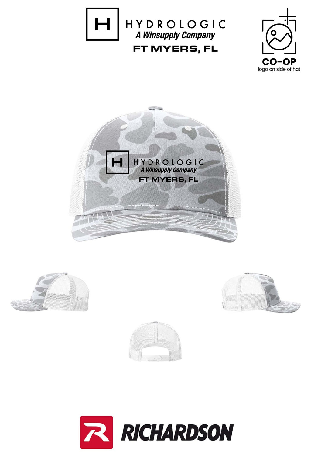 Richardson 112PFP Printed Five-Panel Trucker - Winsupply Ft Myers FL Co.