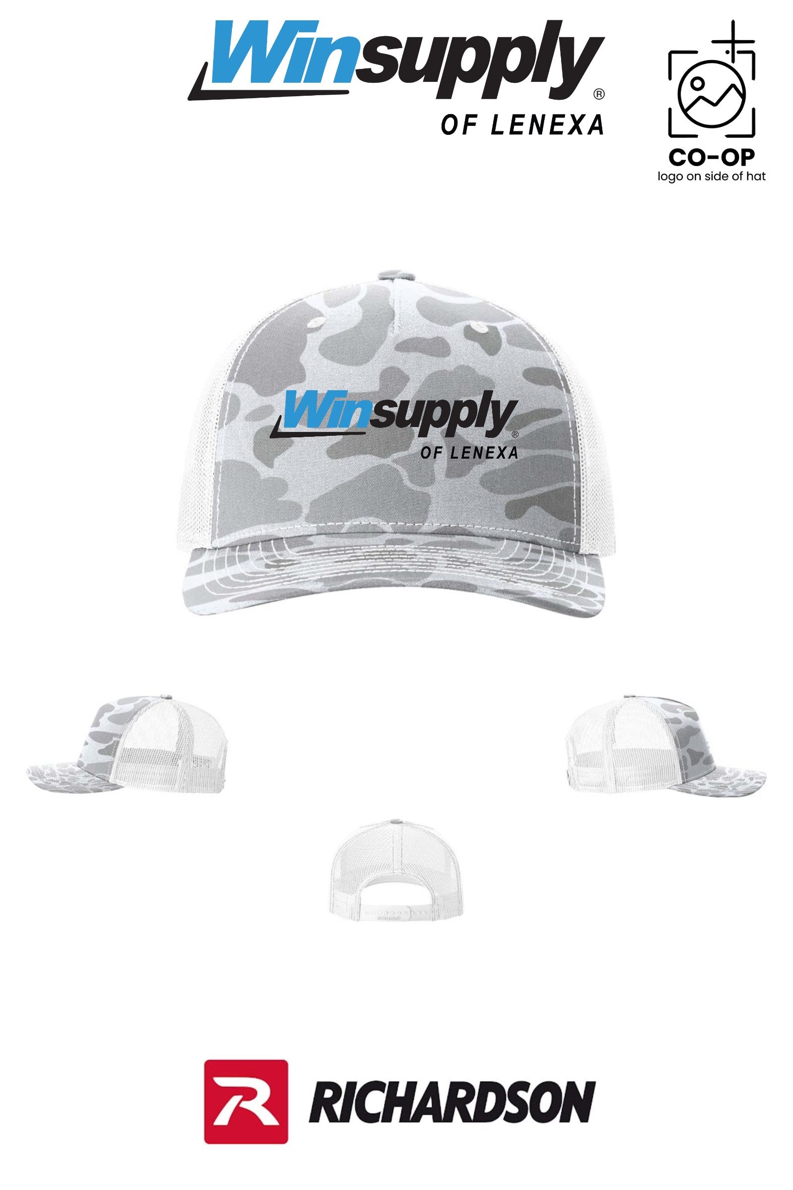 Richardson 112PFP Printed Five-Panel Trucker - Winsupply of Lenexa