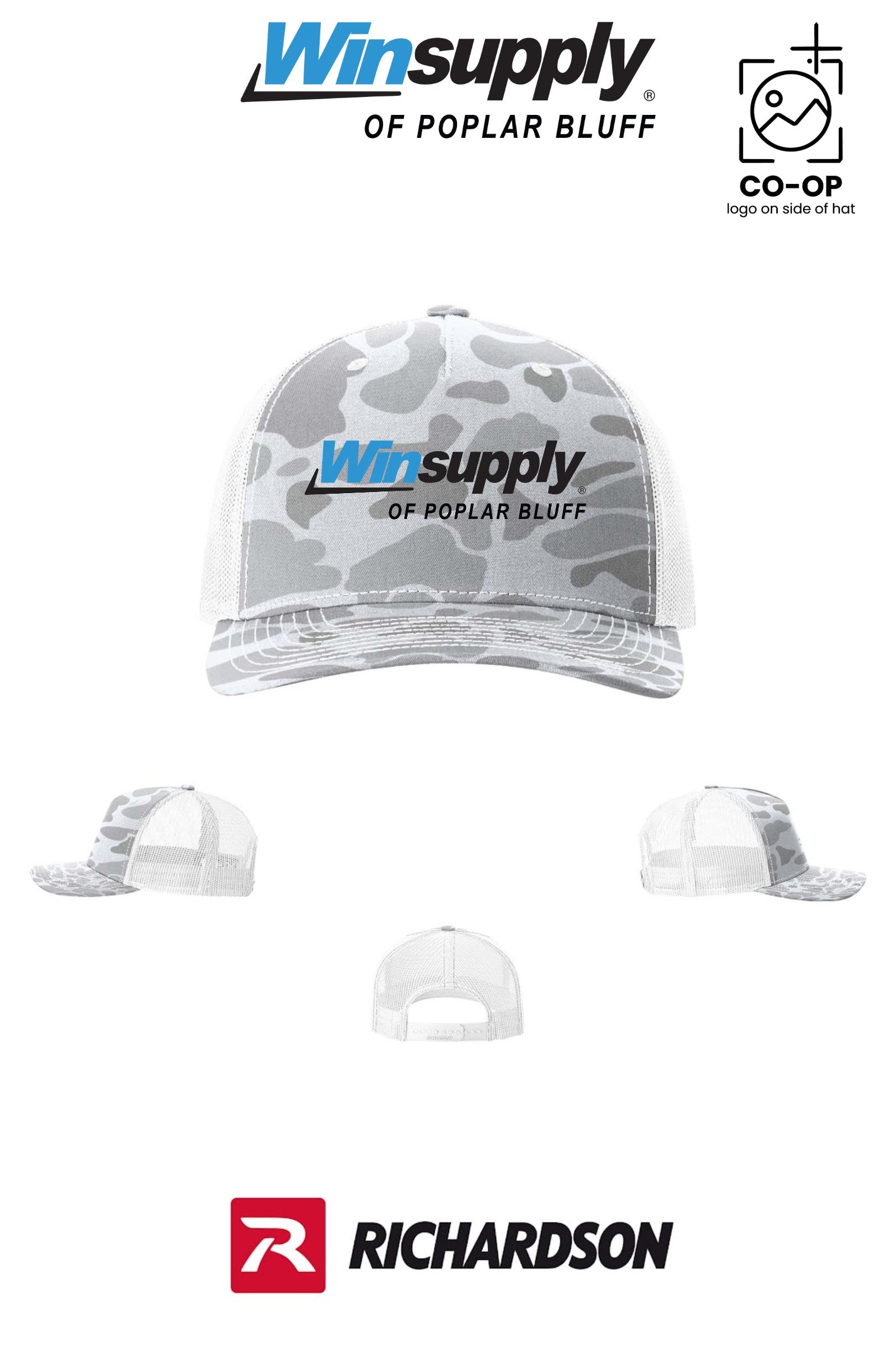 Richardson 112PFP Printed Five-Panel Trucker - Winsupply of Poplar Bluff