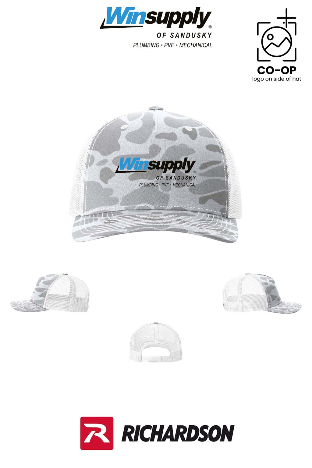 Richardson 112PFP Printed Five-Panel Trucker - Winsupply of Sandusky
