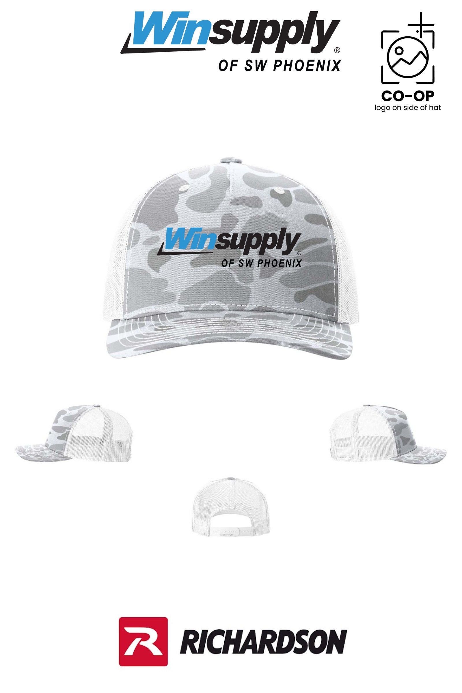 Richardson 112PFP Printed Five-Panel Trucker - Winsupply of SW Phoenix